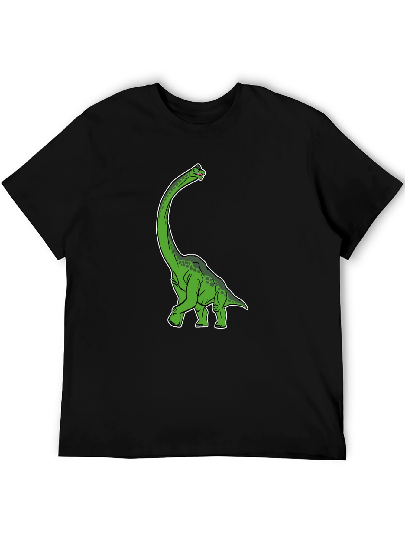 Black Dinosaur Graphic Black T-Shirt view 5