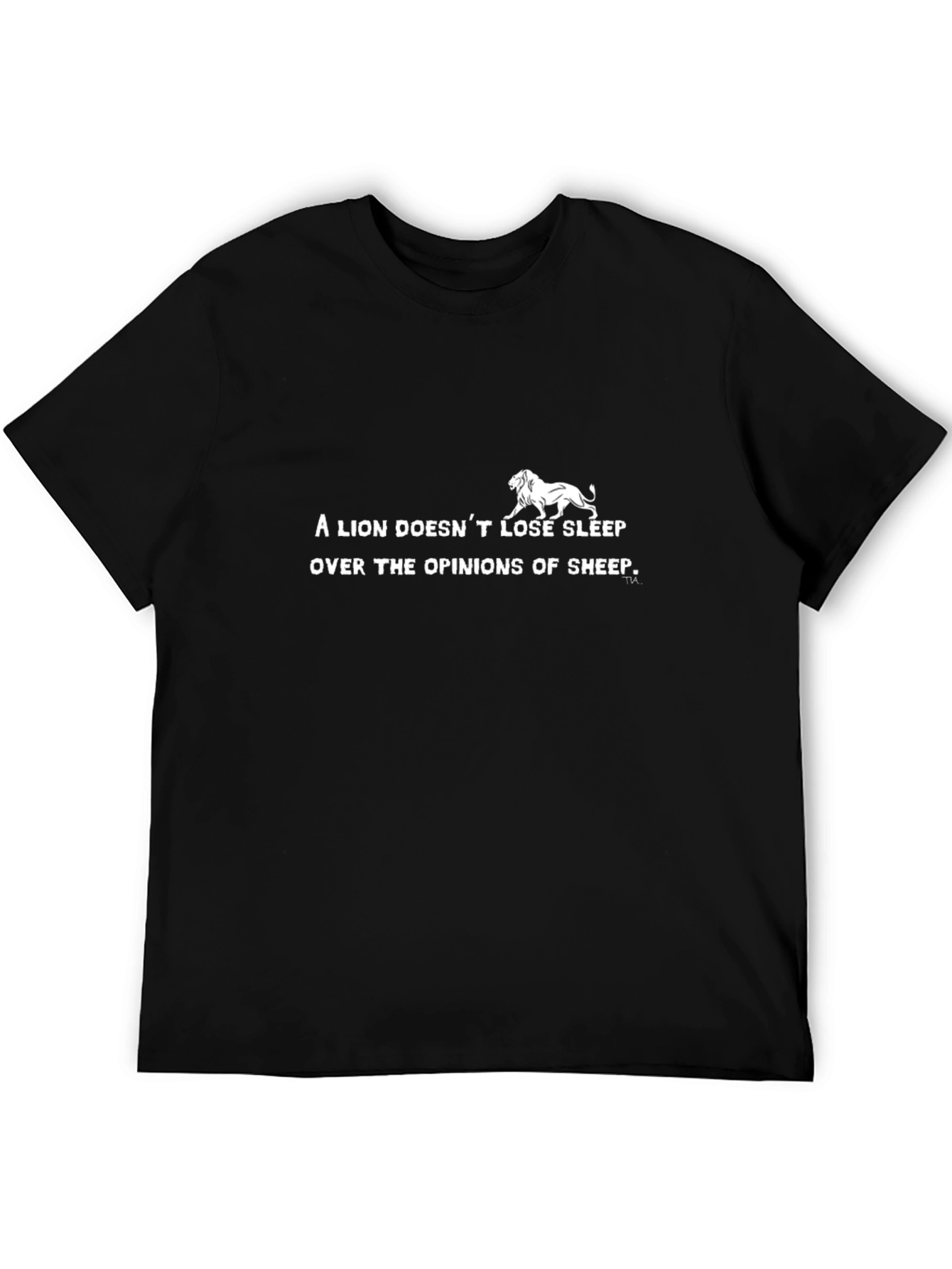 Black Lion Doesn't Lose Sleep T-Shirt view 5