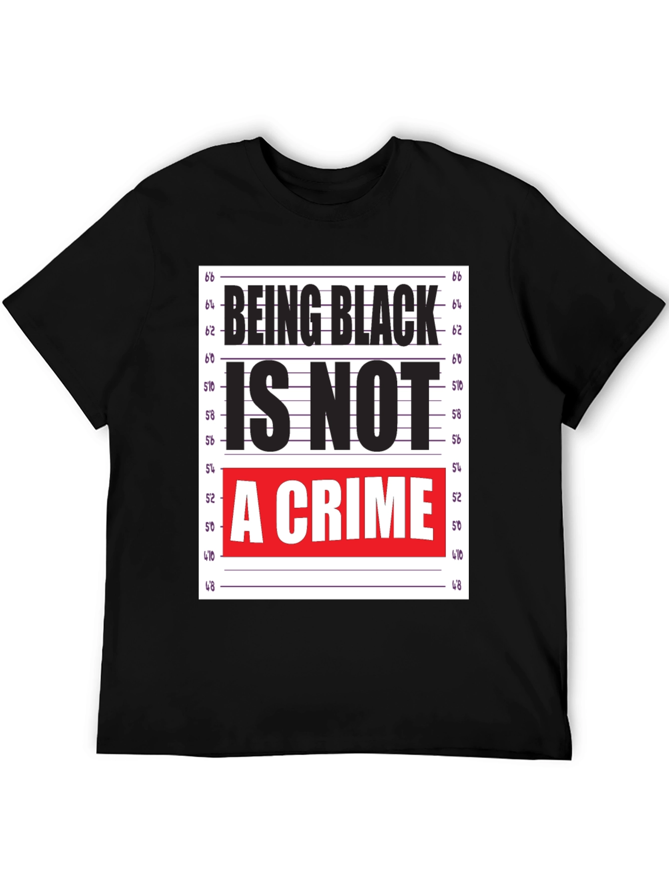 Black Being Black Is Not A Crime T-Shirt view 5