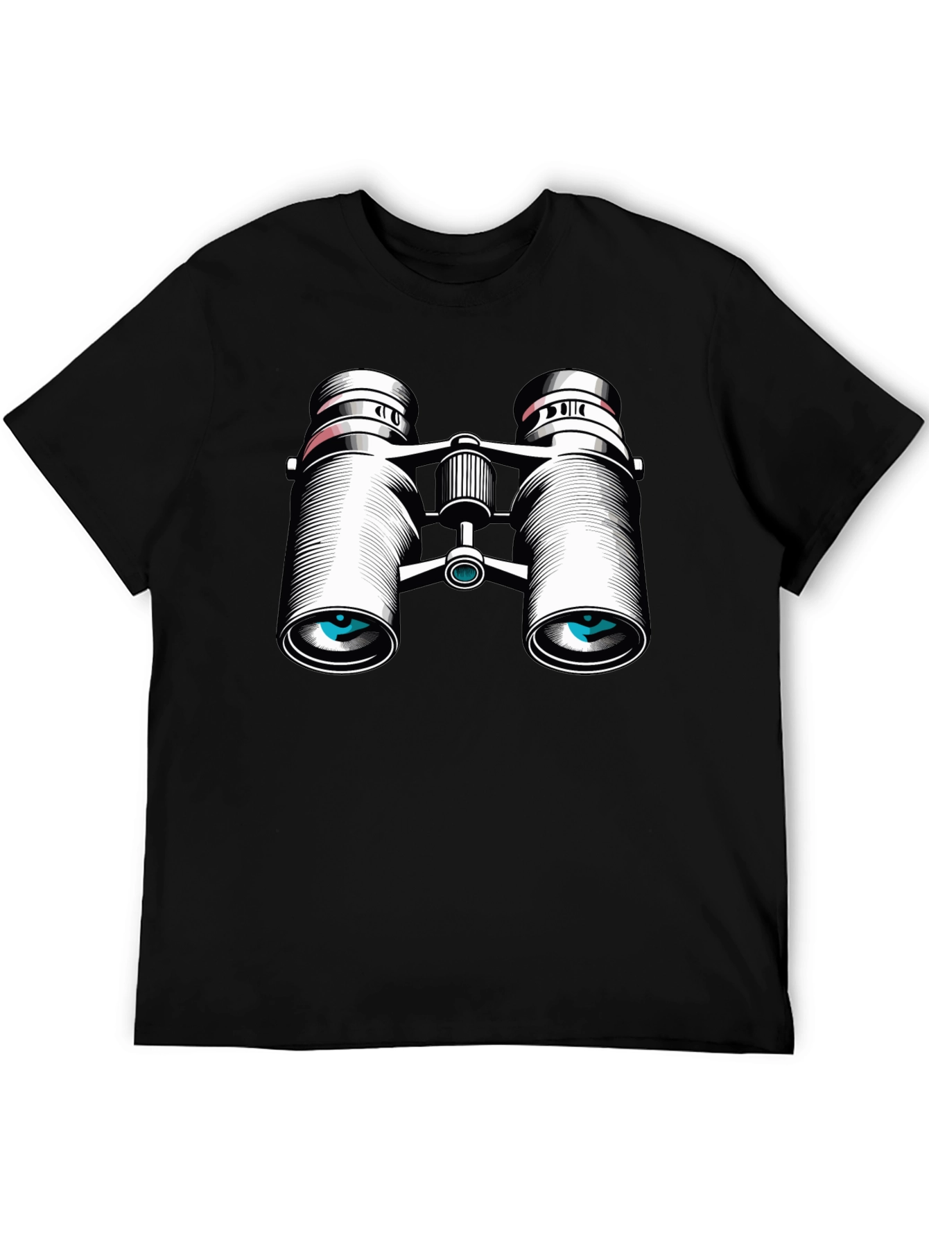 Black Binocular Vision Graphic Tee - Look Sharp! view 5