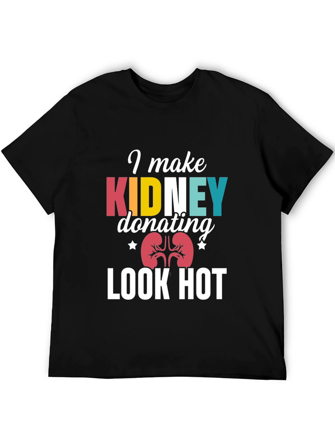 Black Kidney Donation T-Shirt: Make a Statement! view 5
