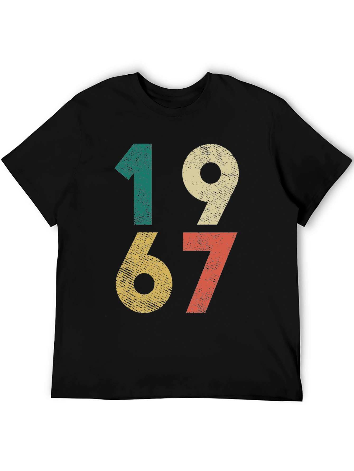 Black Vintage 1967 T-Shirt - Retro Birthday Gift view 5