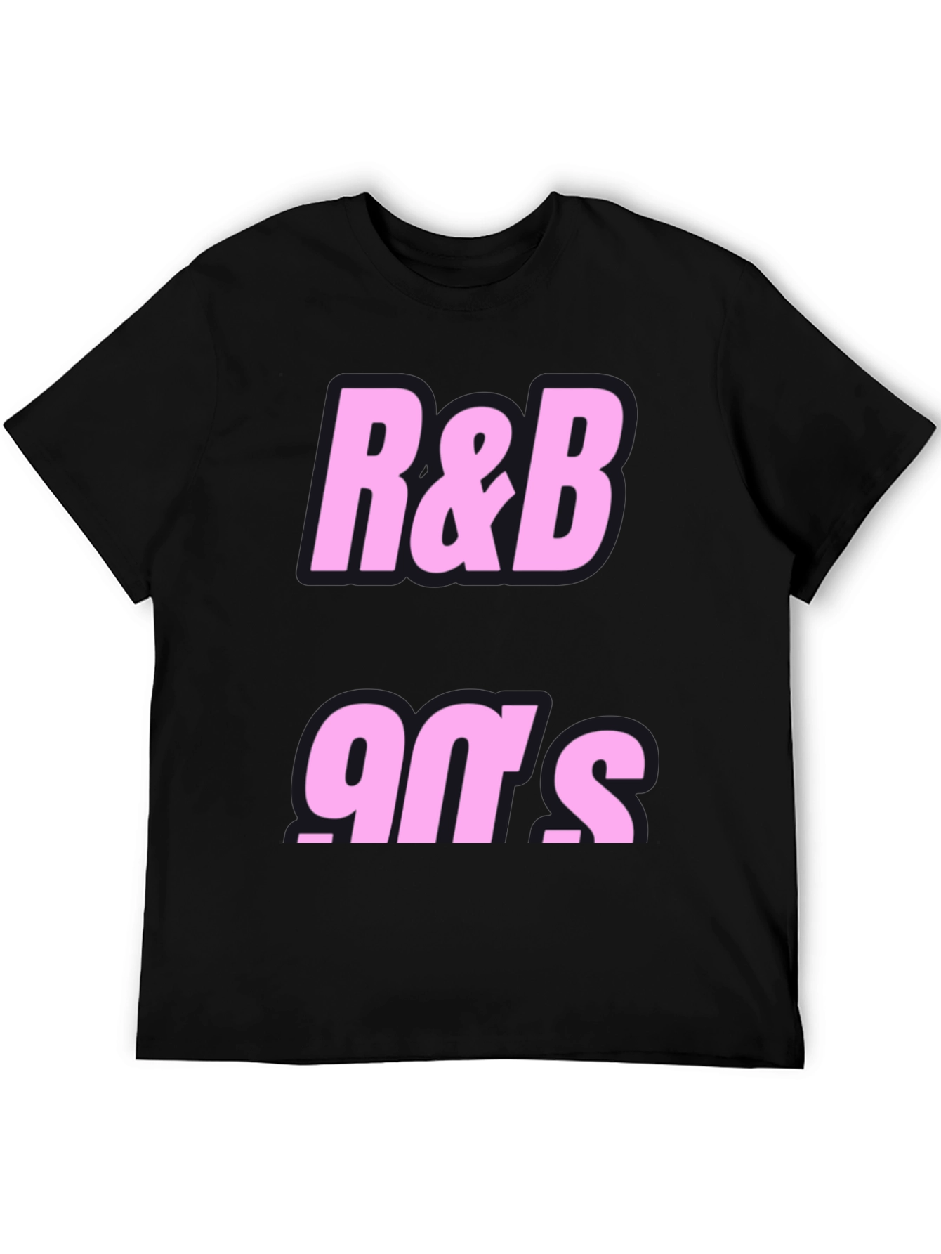 Black R&B 90's Black Graphic Tee view 5
