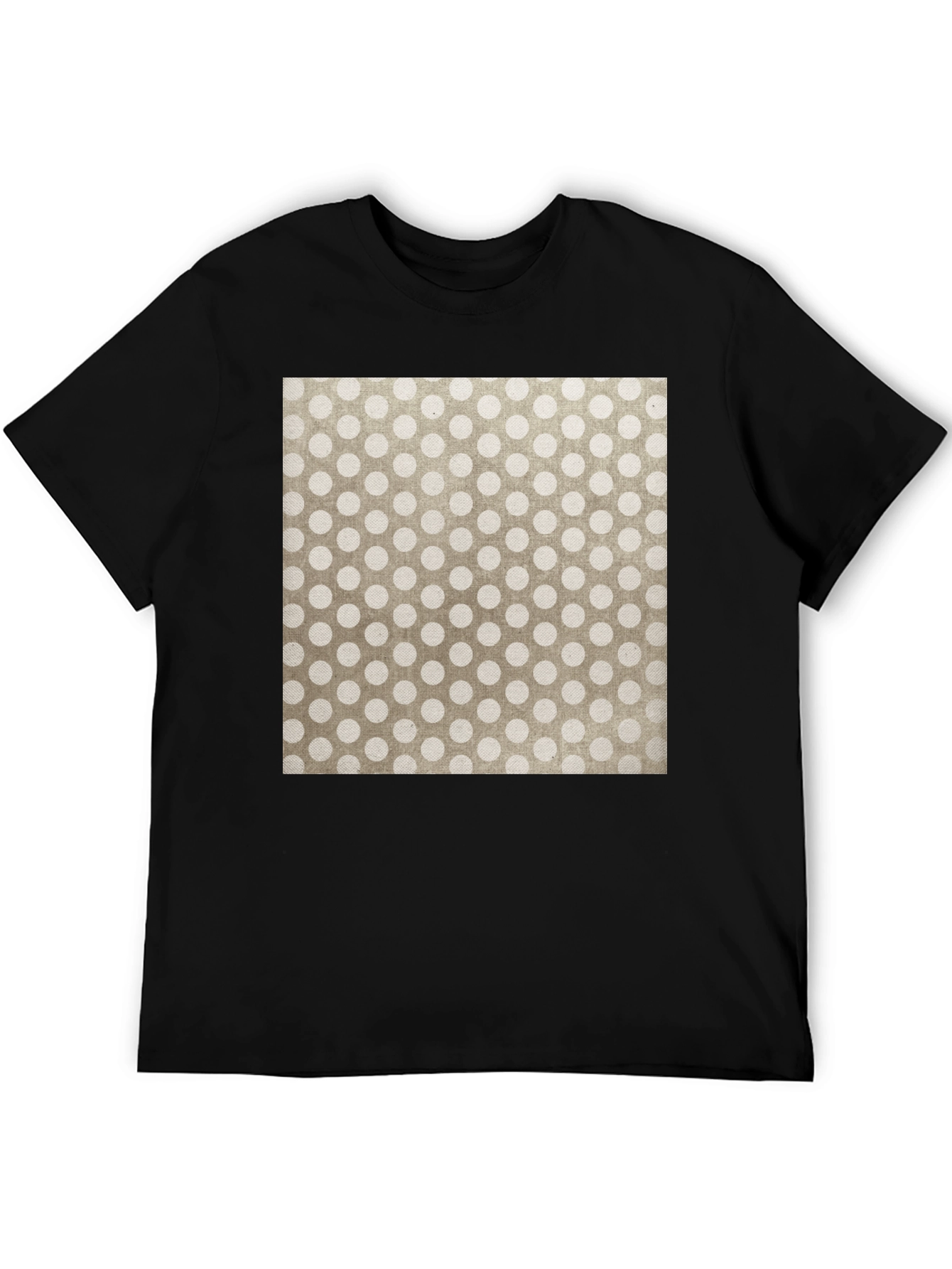 Black Polka Dot Tee - Stylish Casual Wear view 5