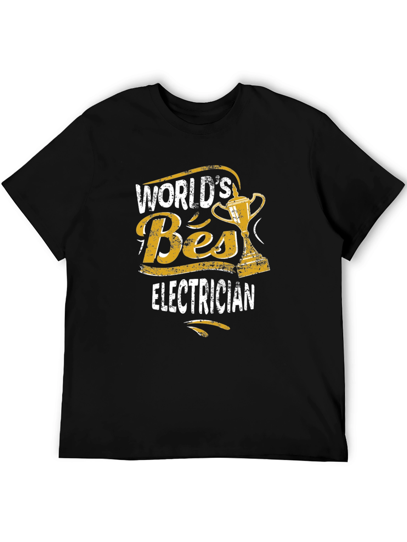 Black World's Best Electrician T-Shirt view 5