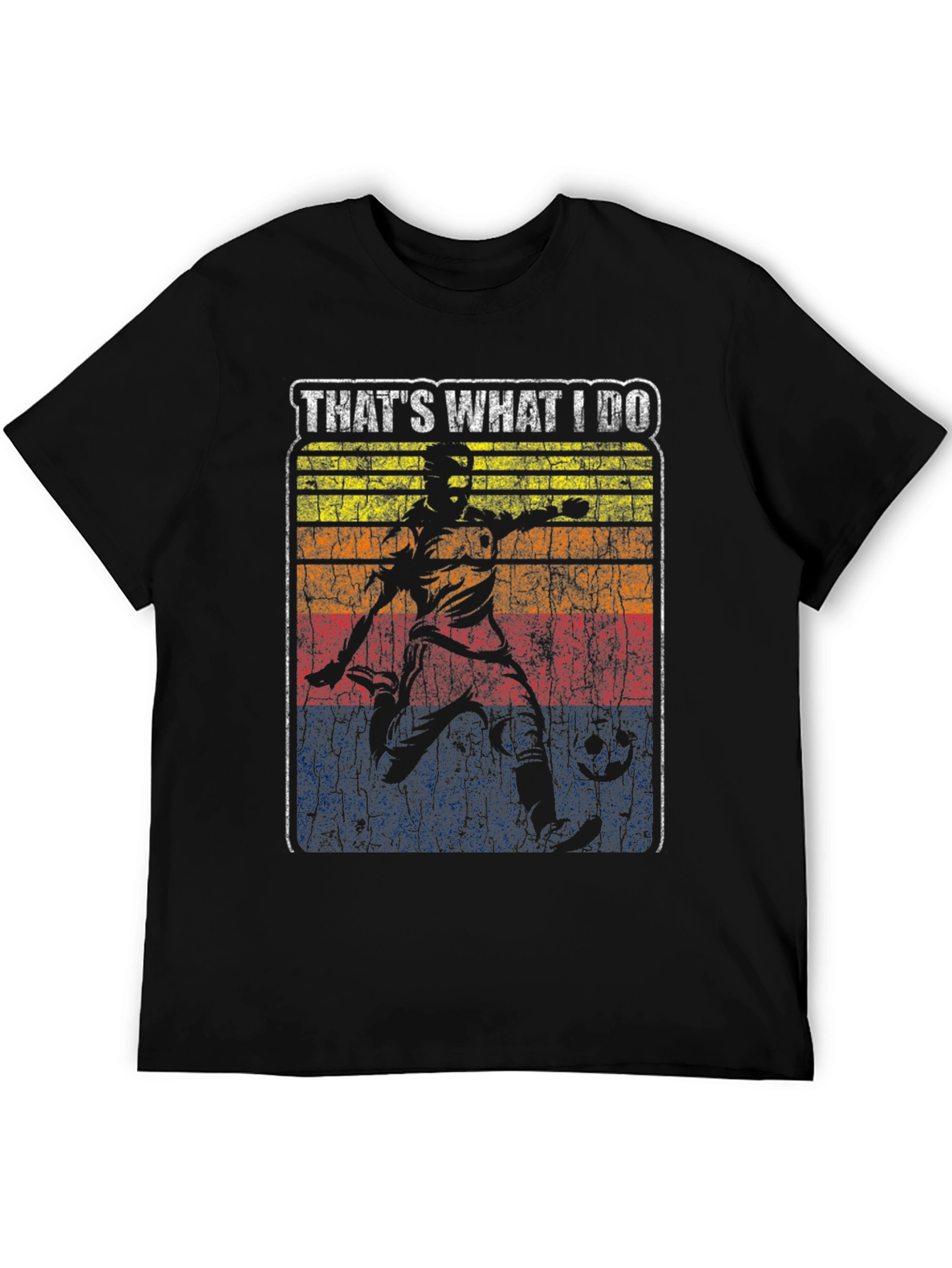 Black That's What I Do Silhouette Graphic Tee view 5