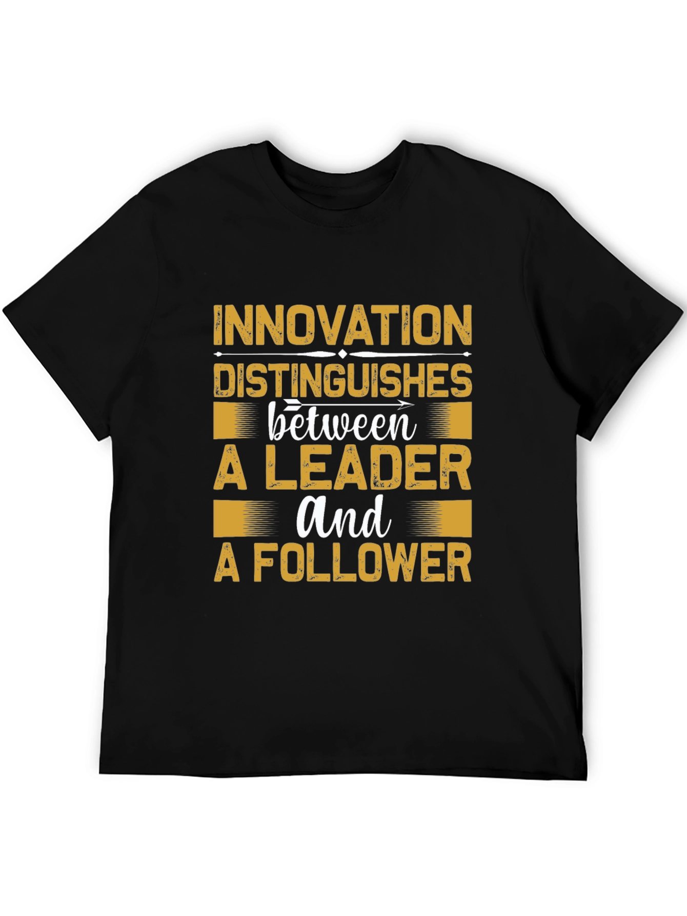 Black Innovation Leader Black Graphic Tee view 5