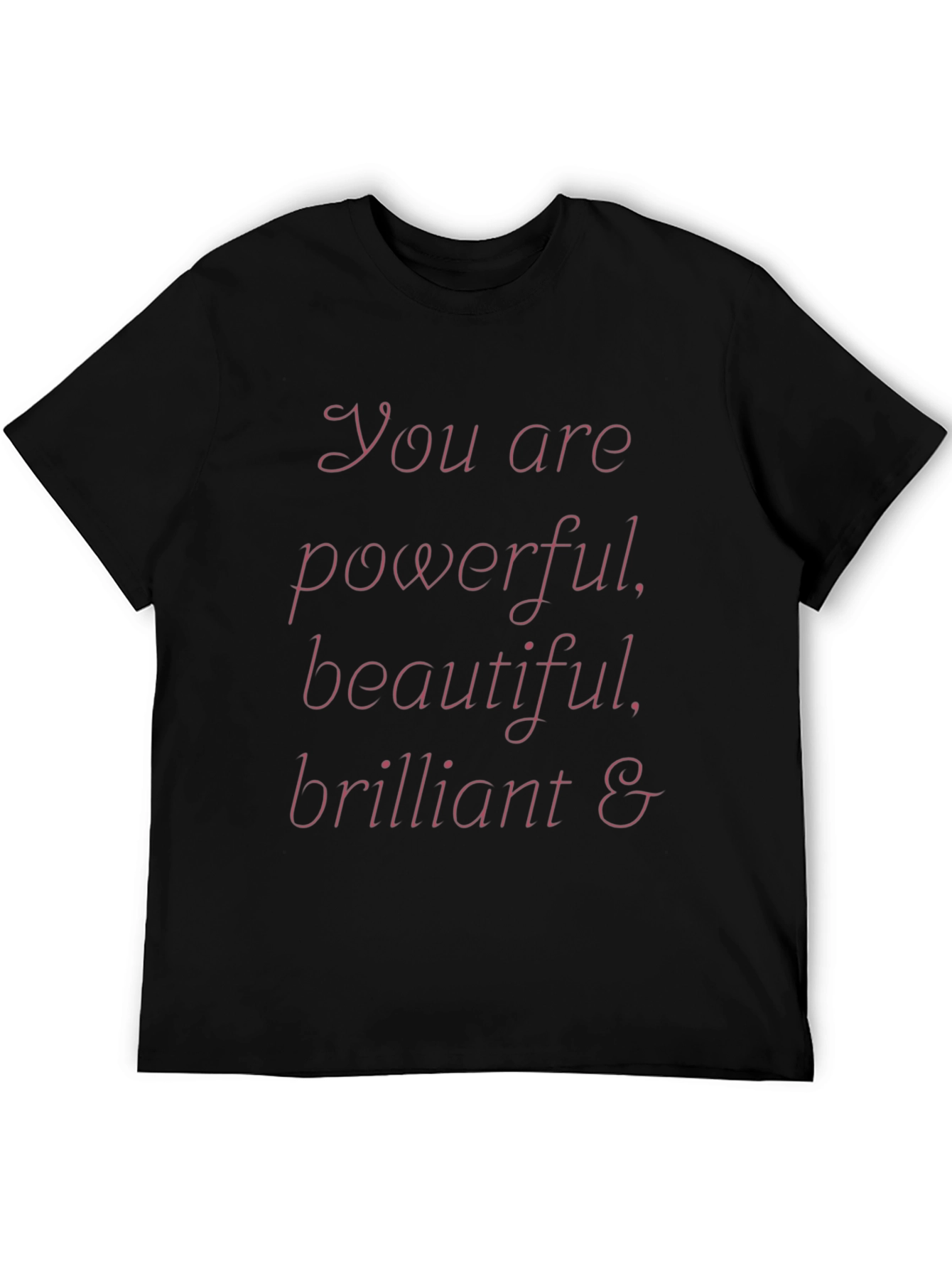 Black Empowering Women's Graphic Tee - You are Powerful view 5