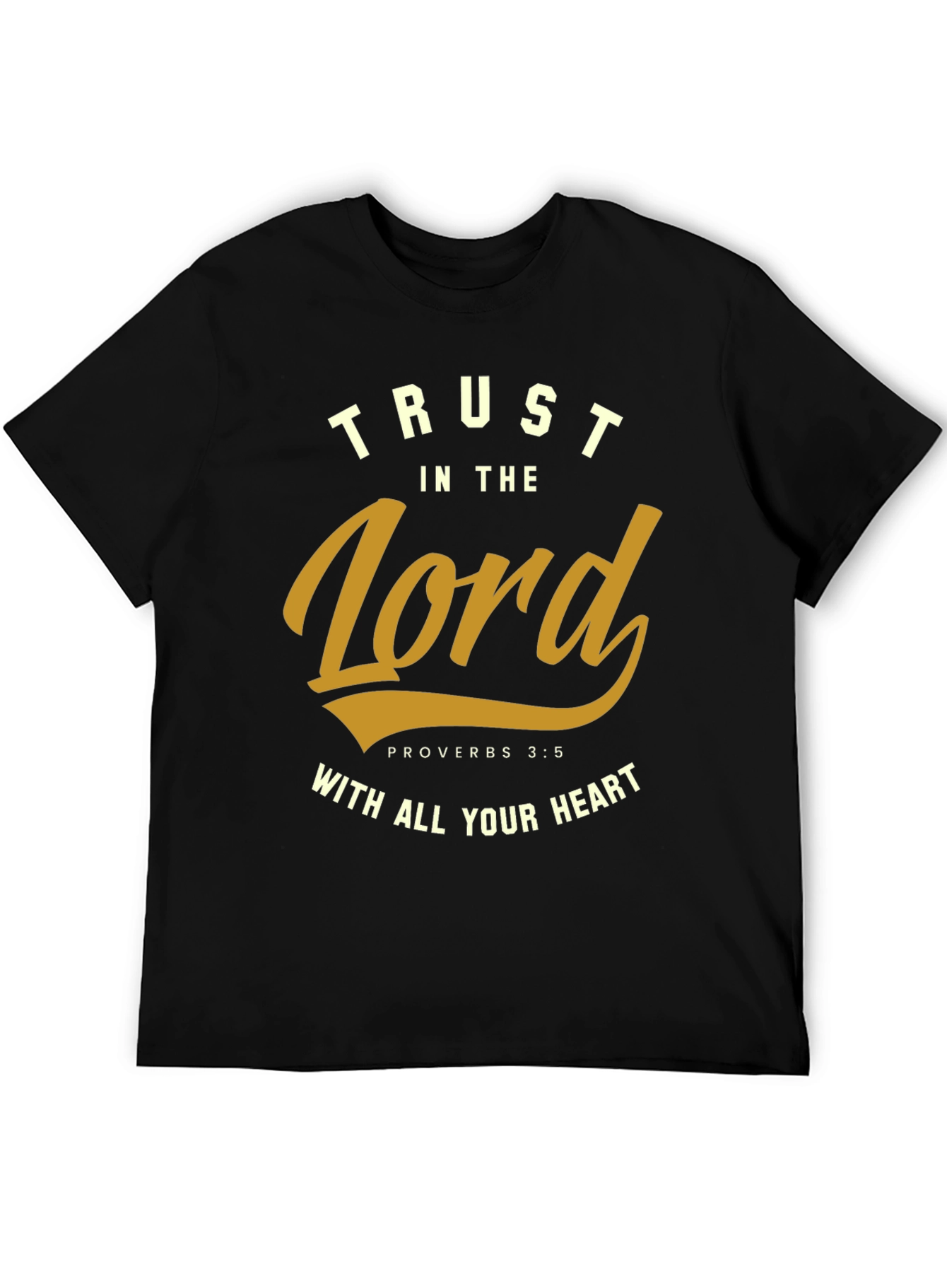 Black Trust in the Lord T-Shirt view 5