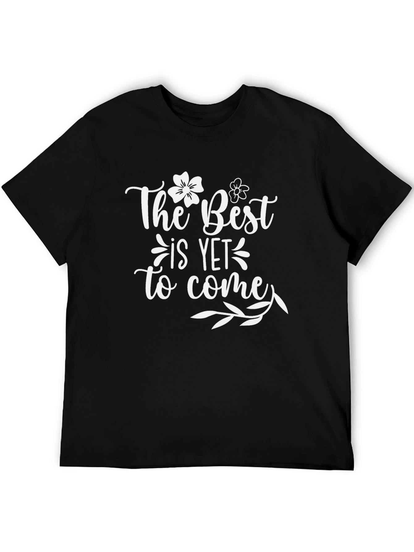 Black The Best is Yet to Come Graphic Tee view 5