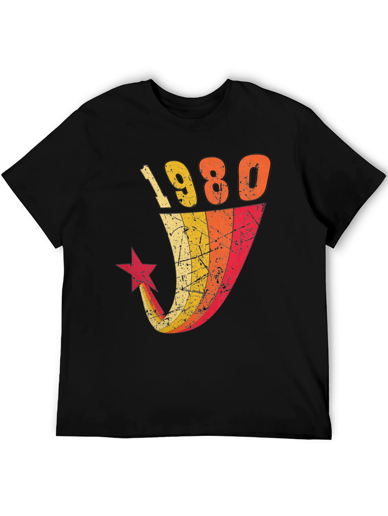 Black Vintage 1980 Graphic Tee view 5