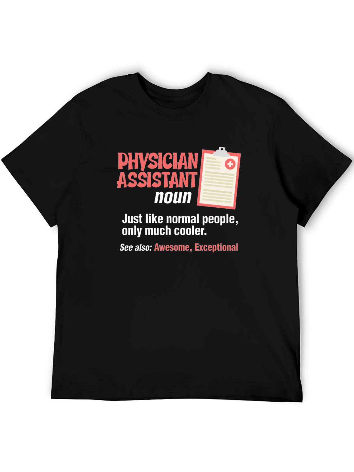 Black Physician Assistant Definition T-Shirt view 5
