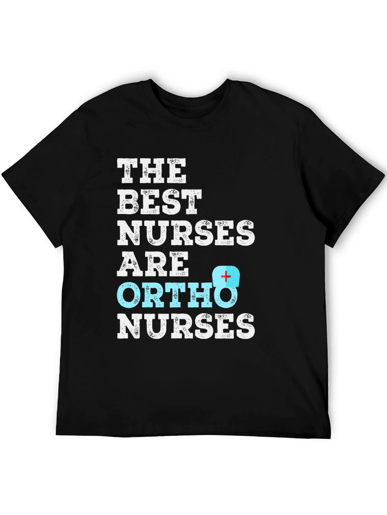 Best Ortho Nurses T-Shirt - Black Cotton Blend - 5