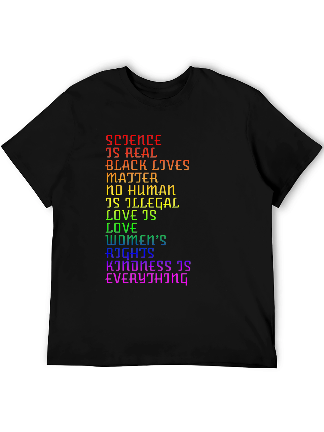 Black Science is Real Black Lives Matter LGBTQ+ T-Shirt view 5