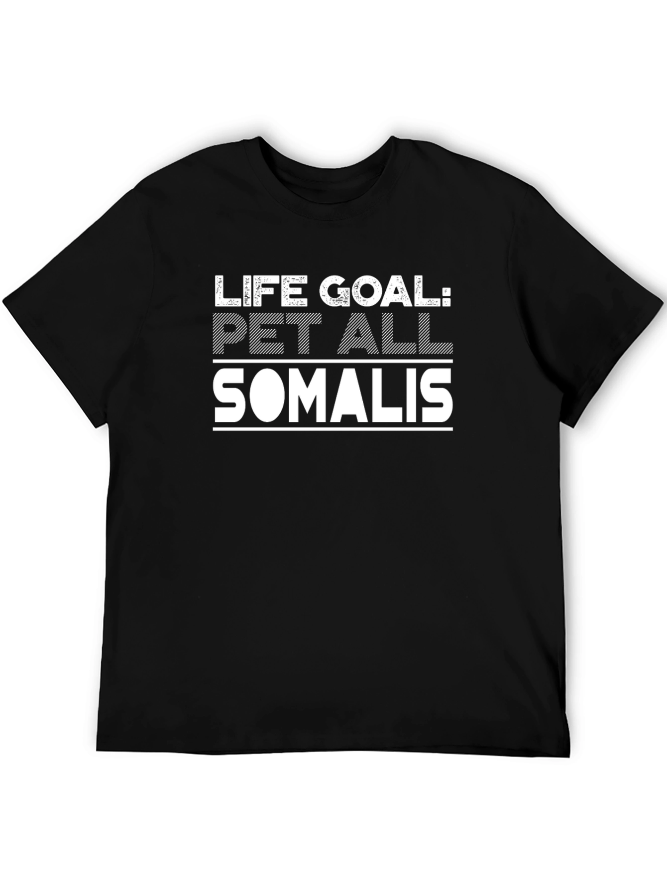 Black Life Goal: Pet All Somalis Graphic Tee view 5