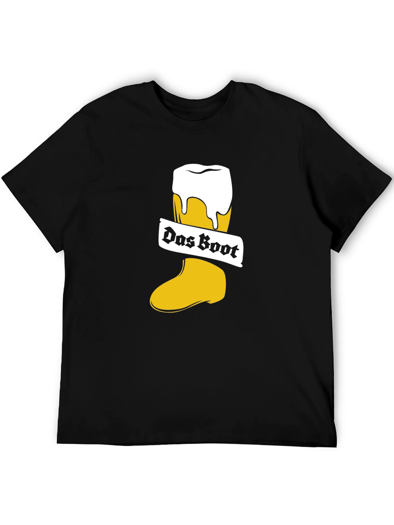 Black Das Boot Beer Boot T-Shirt view 5