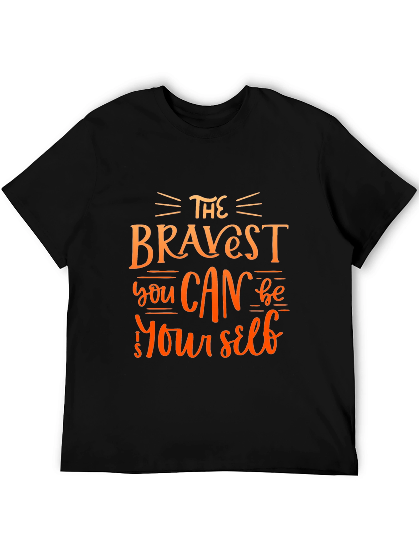 Black The Bravest You Can Be T-Shirt view 5