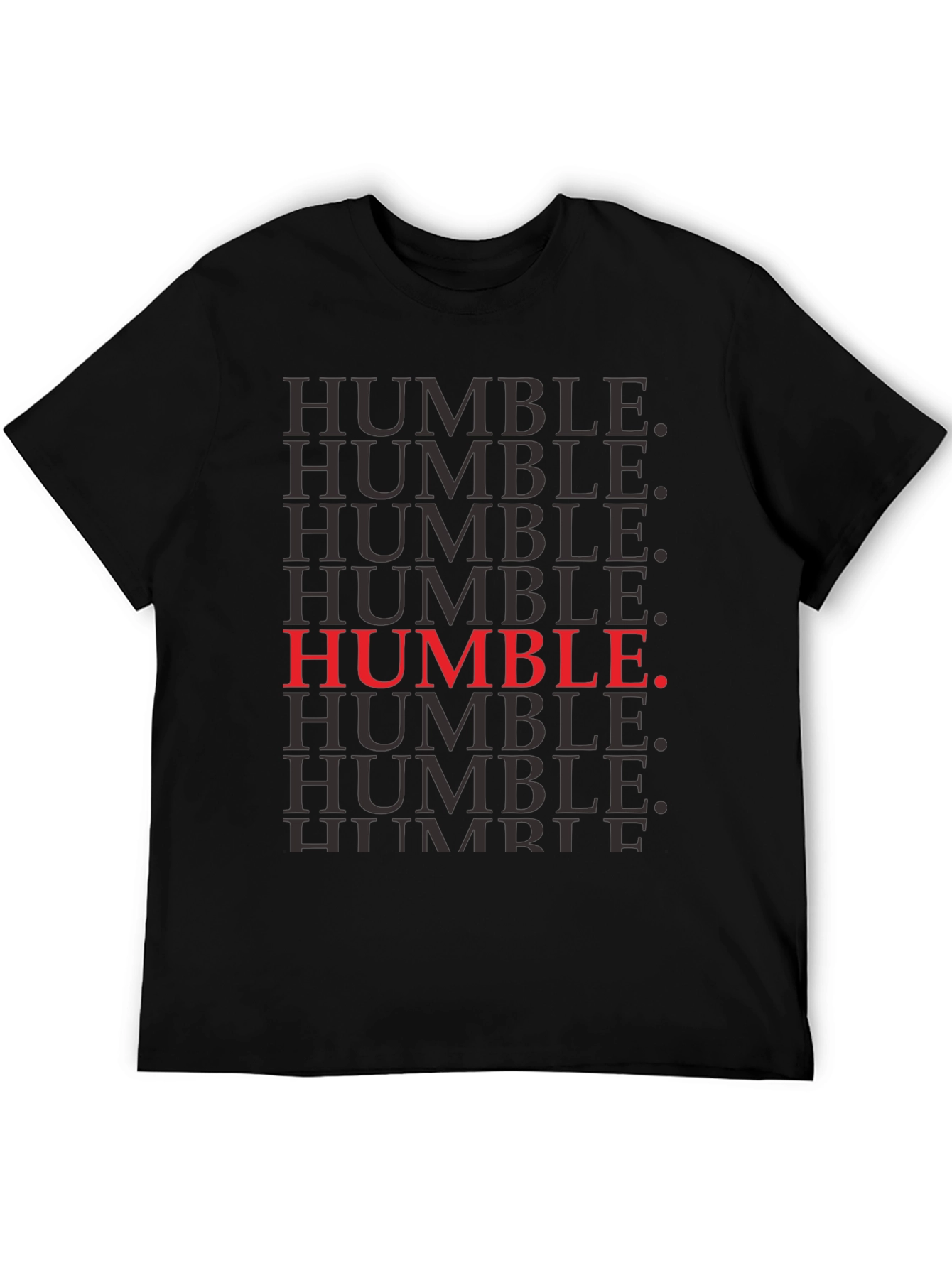 Black Humble Graphic Print T-Shirt view 5