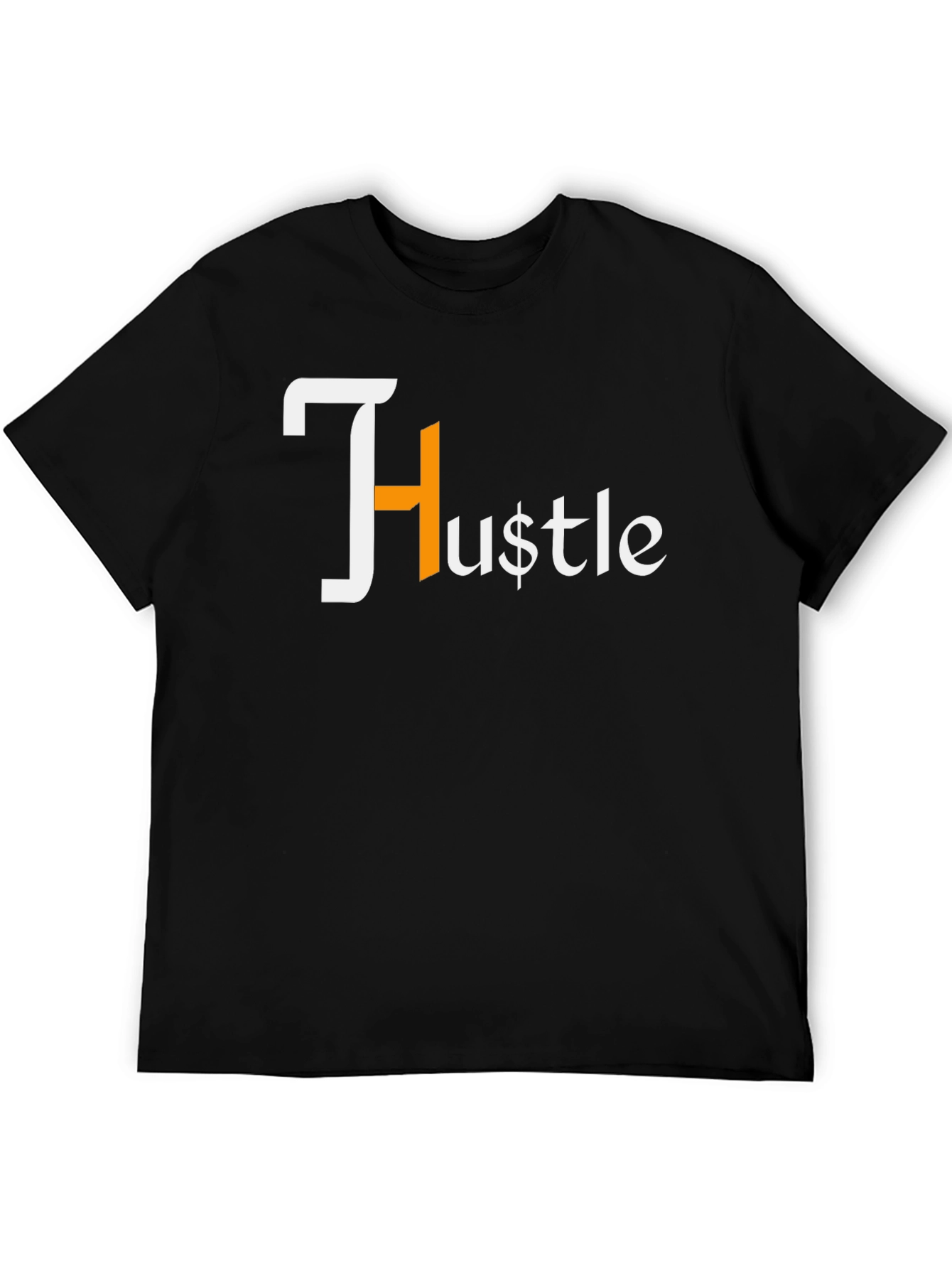 Black Hustle Graphic Tee - Stylish Men's T-Shirt view 5