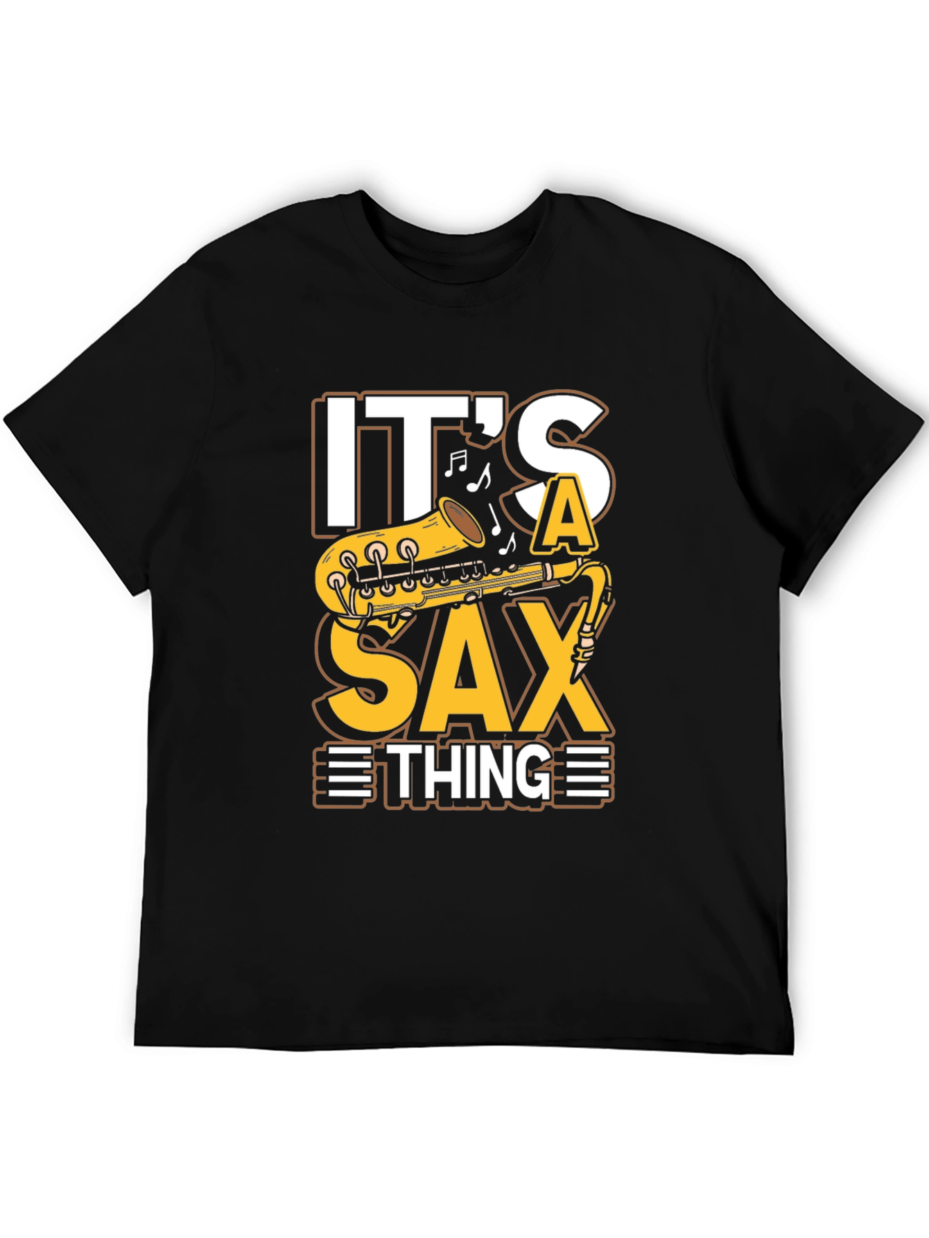 Black It's A Sax Thing T-Shirt - Musical Instrument Tee view 5