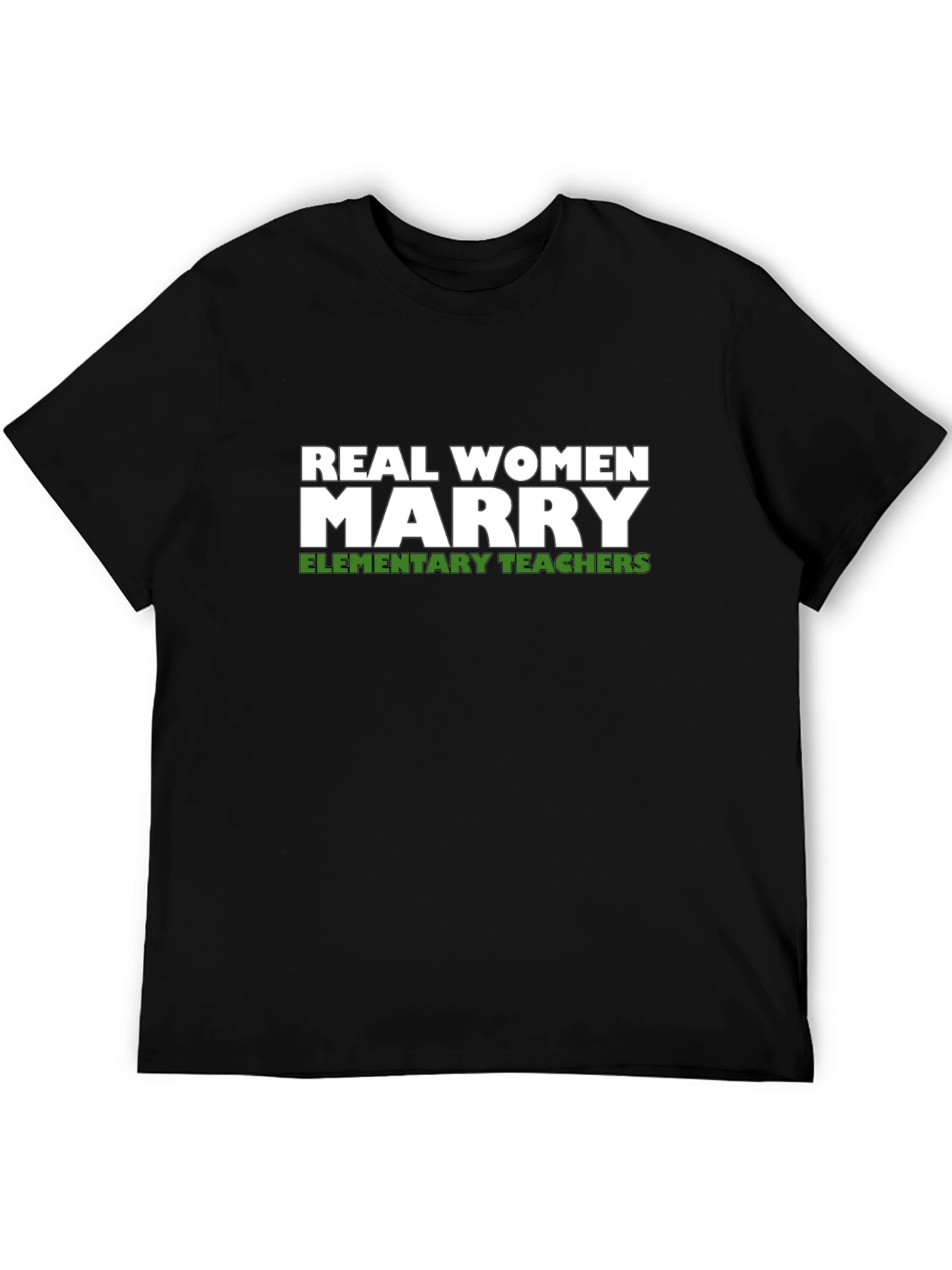 Black Real Women Marry Elementary Teachers Graphic Tee view 5