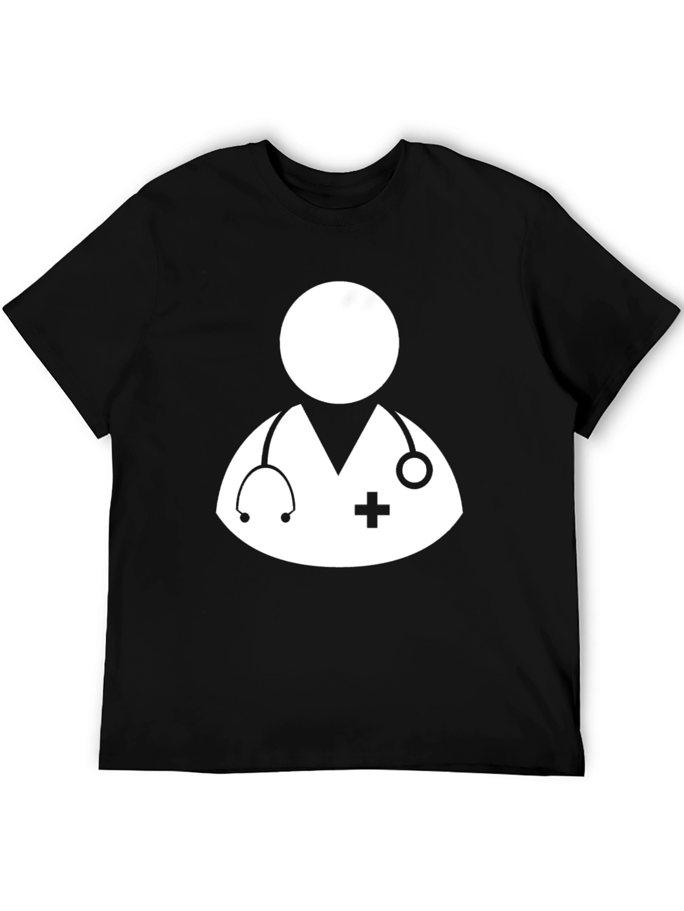Black Doctor Graphic Tee - Comfortable Cotton Blend T-Shirt view 5
