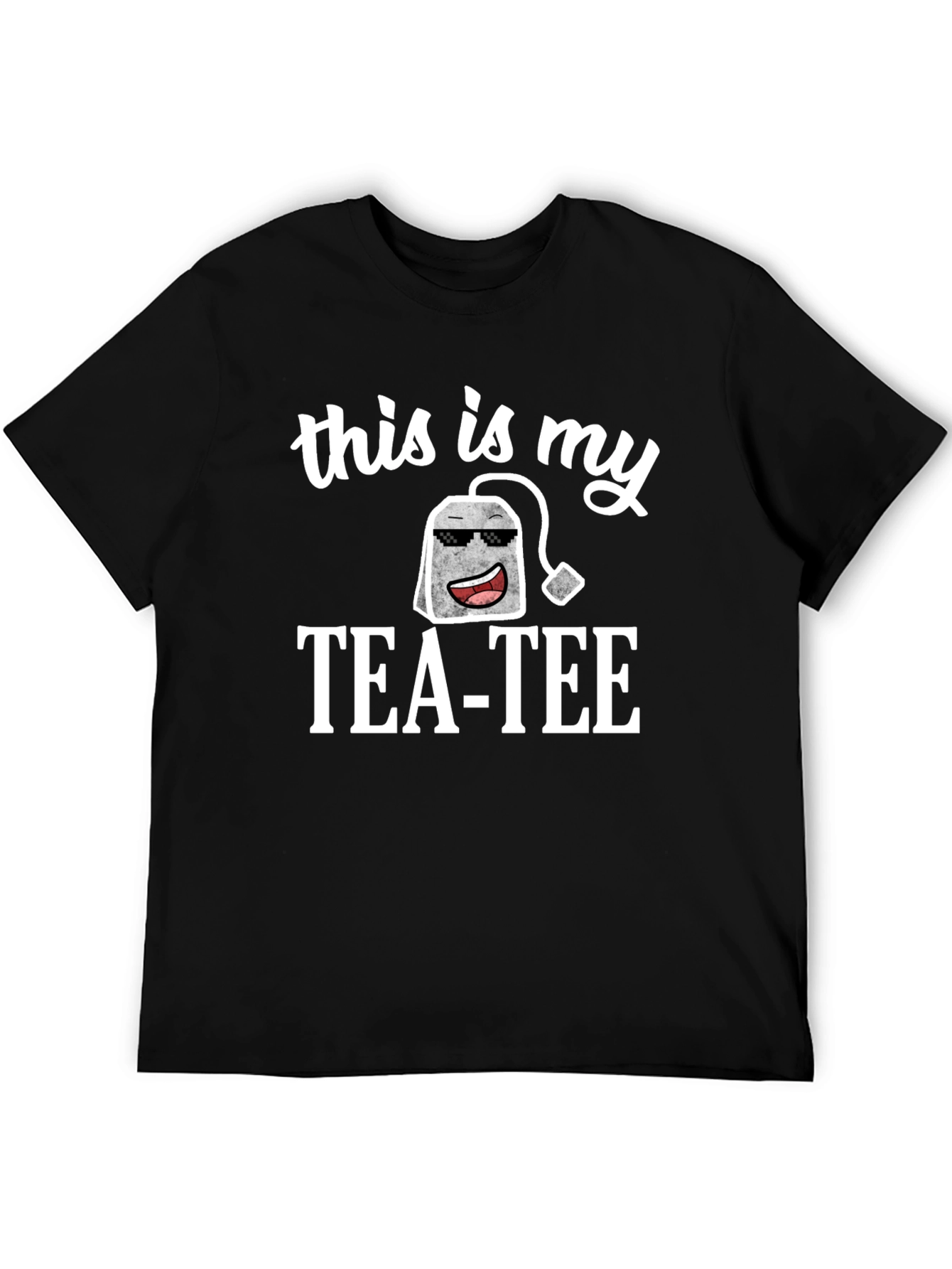 Black This is My Tea-Tee Funny T-Shirt view 5