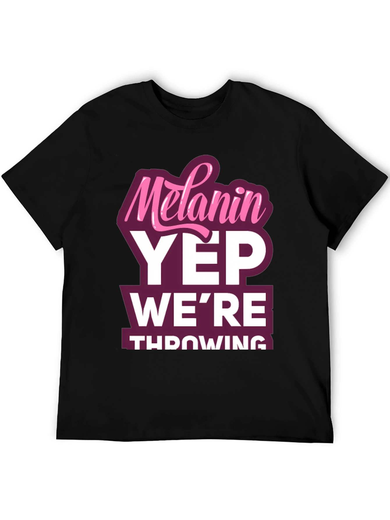 Black Melanin Yep Graphic Tee view 5
