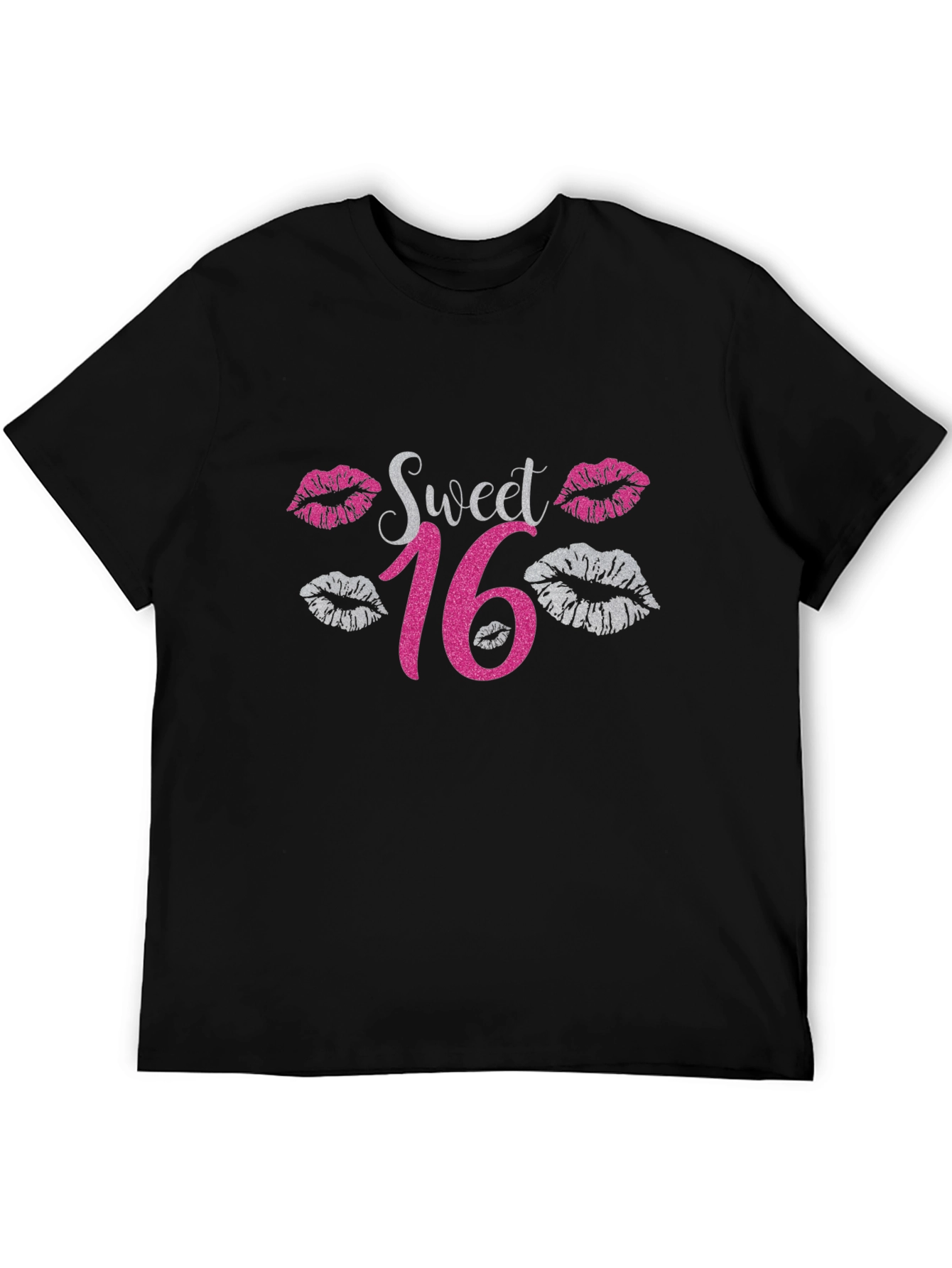 Sweet 16 Graphic Tee - Black - 5