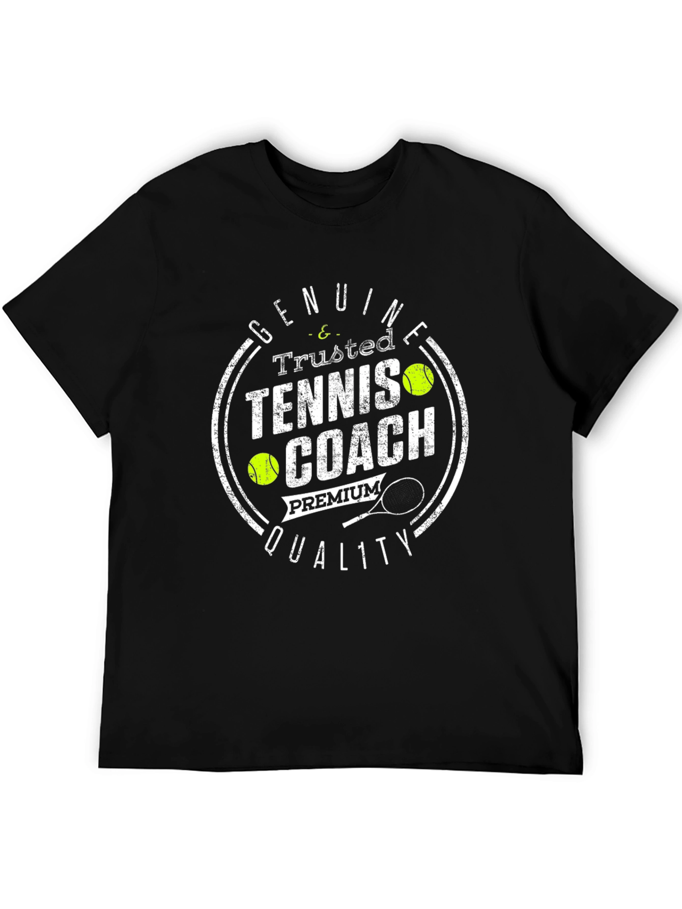 Genuine Trusted Tennis Coach Premium Quality T-Shirt - 5