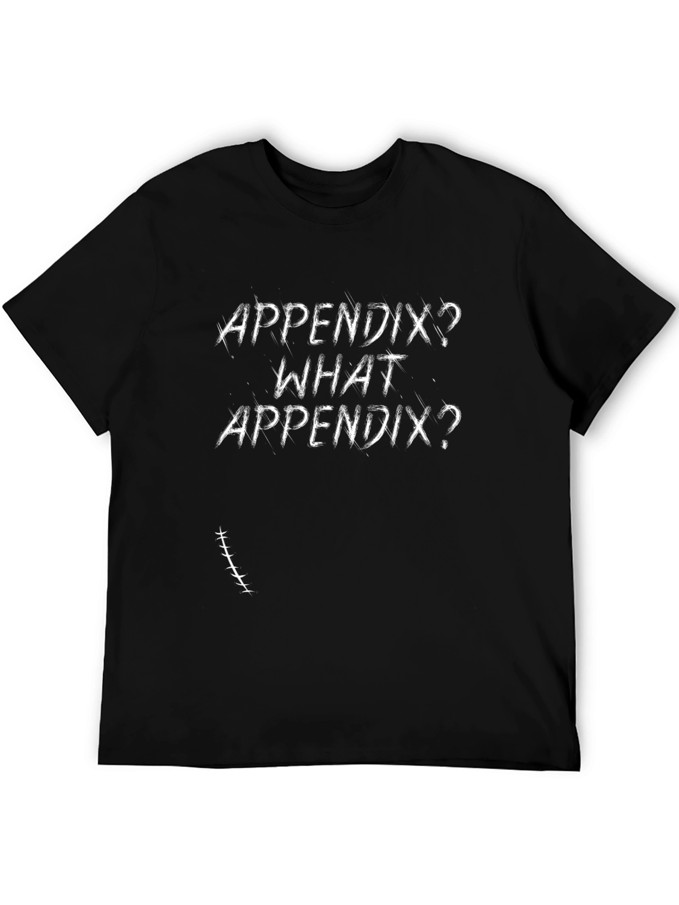 Black Appendix? What Appendix? Graphic T-Shirt view 5