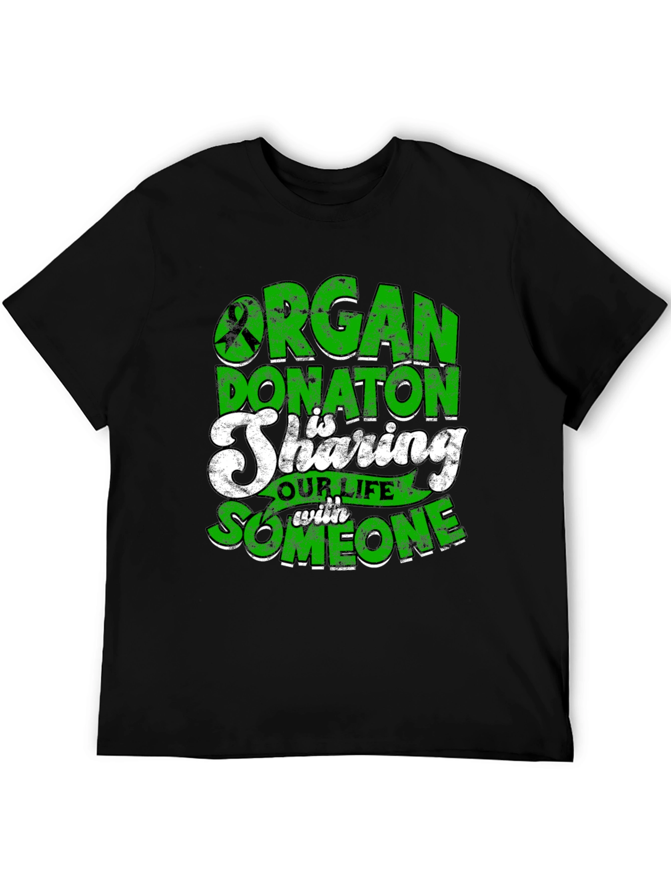 Organ Donation Awareness Graphic T-Shirt - 5