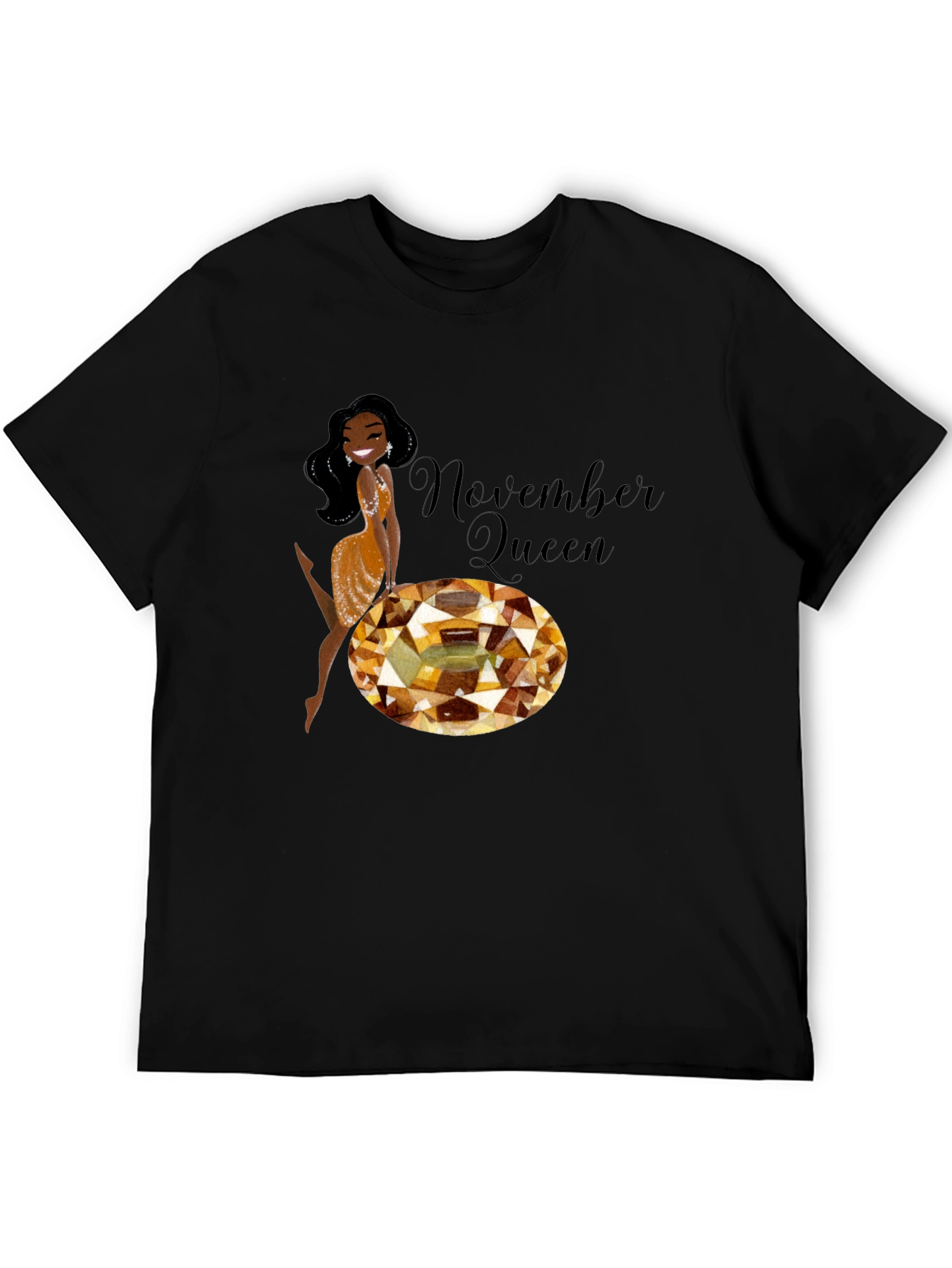 Black November Queen Graphic Tee view 5