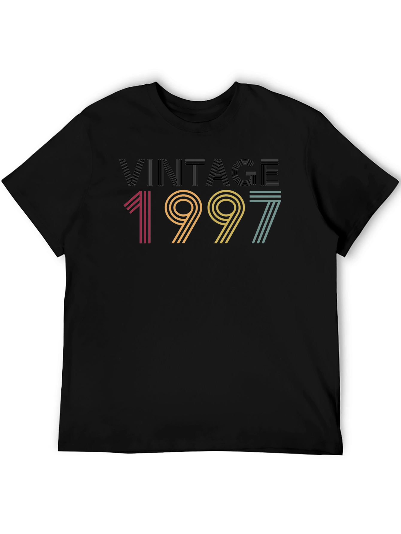 Black Vintage 1997 Graphic Tee - Retro Birthday Gift view 5