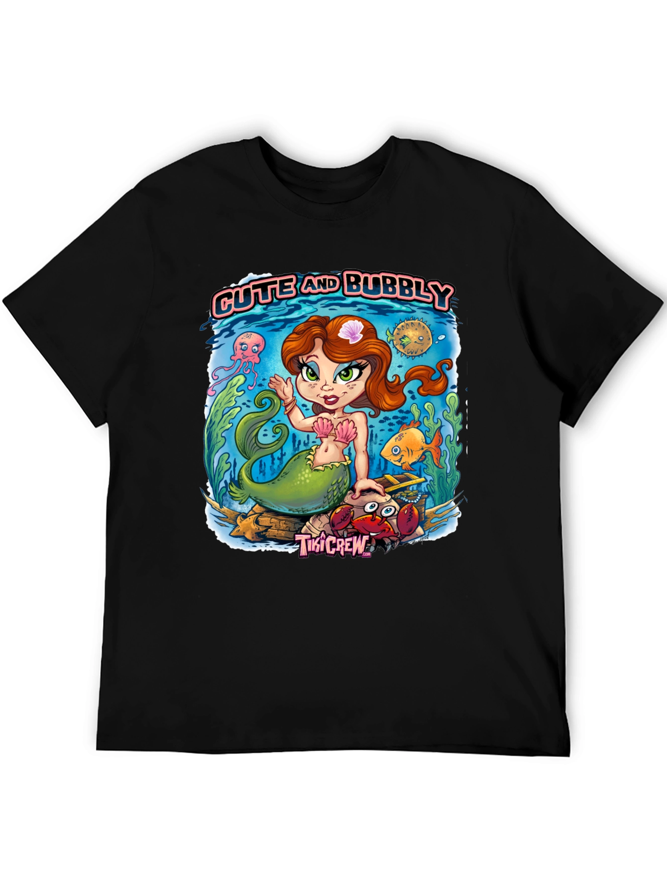 Cute and Bubbly Mermaid Graphic Tee - 5