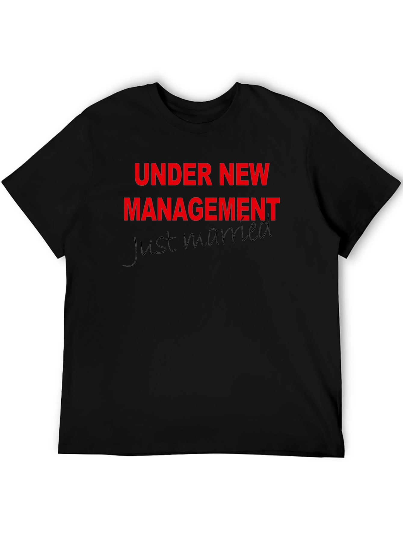 Black Under New Management T-Shirt view 5