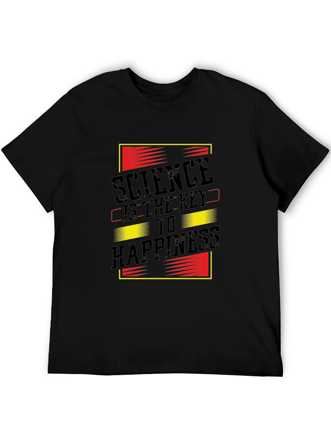 Black Science is the Key T-Shirt - Smart Casual Style view 5