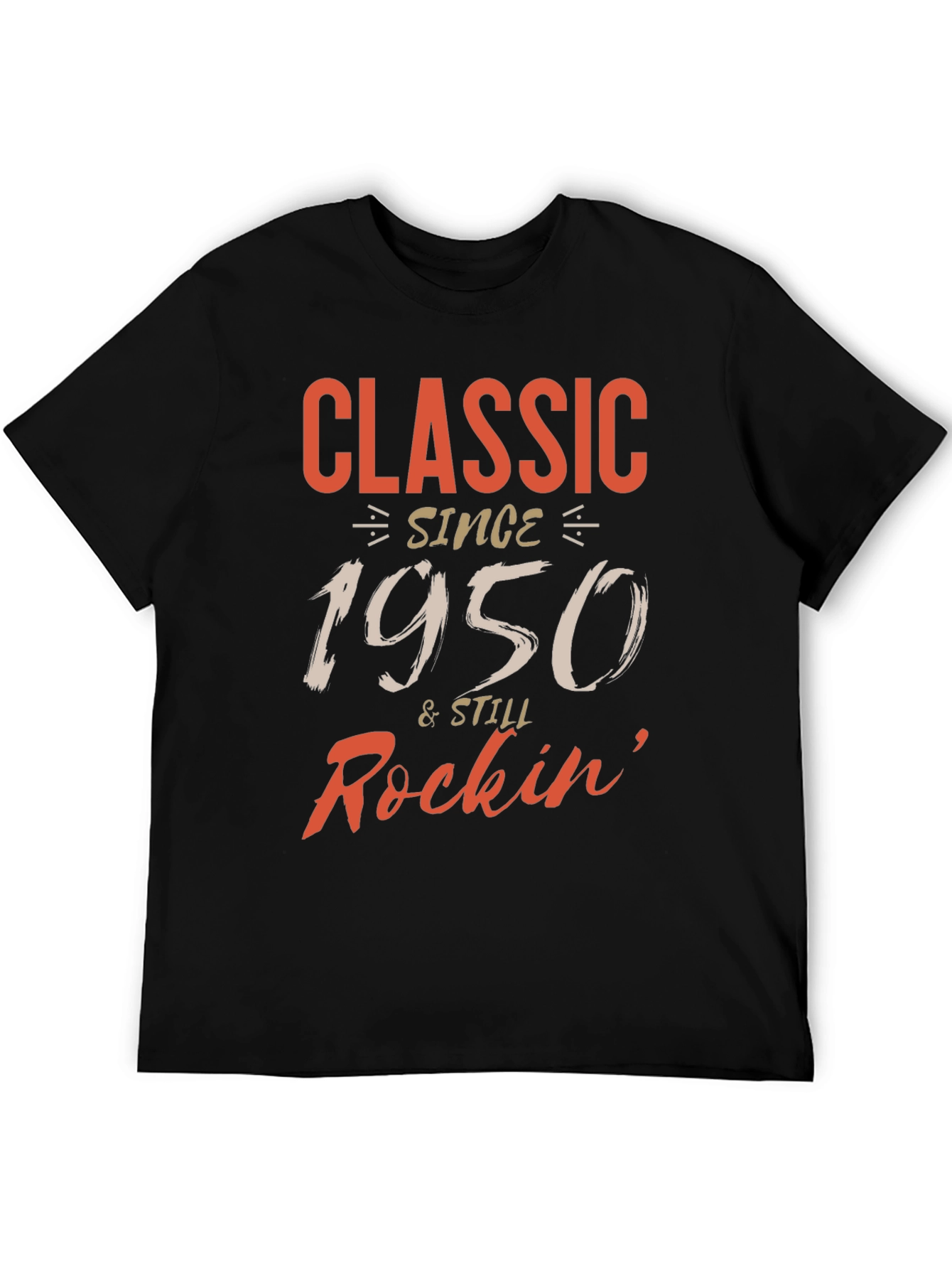 Black Classic Since 1950 Men's Graphic Tee view 5