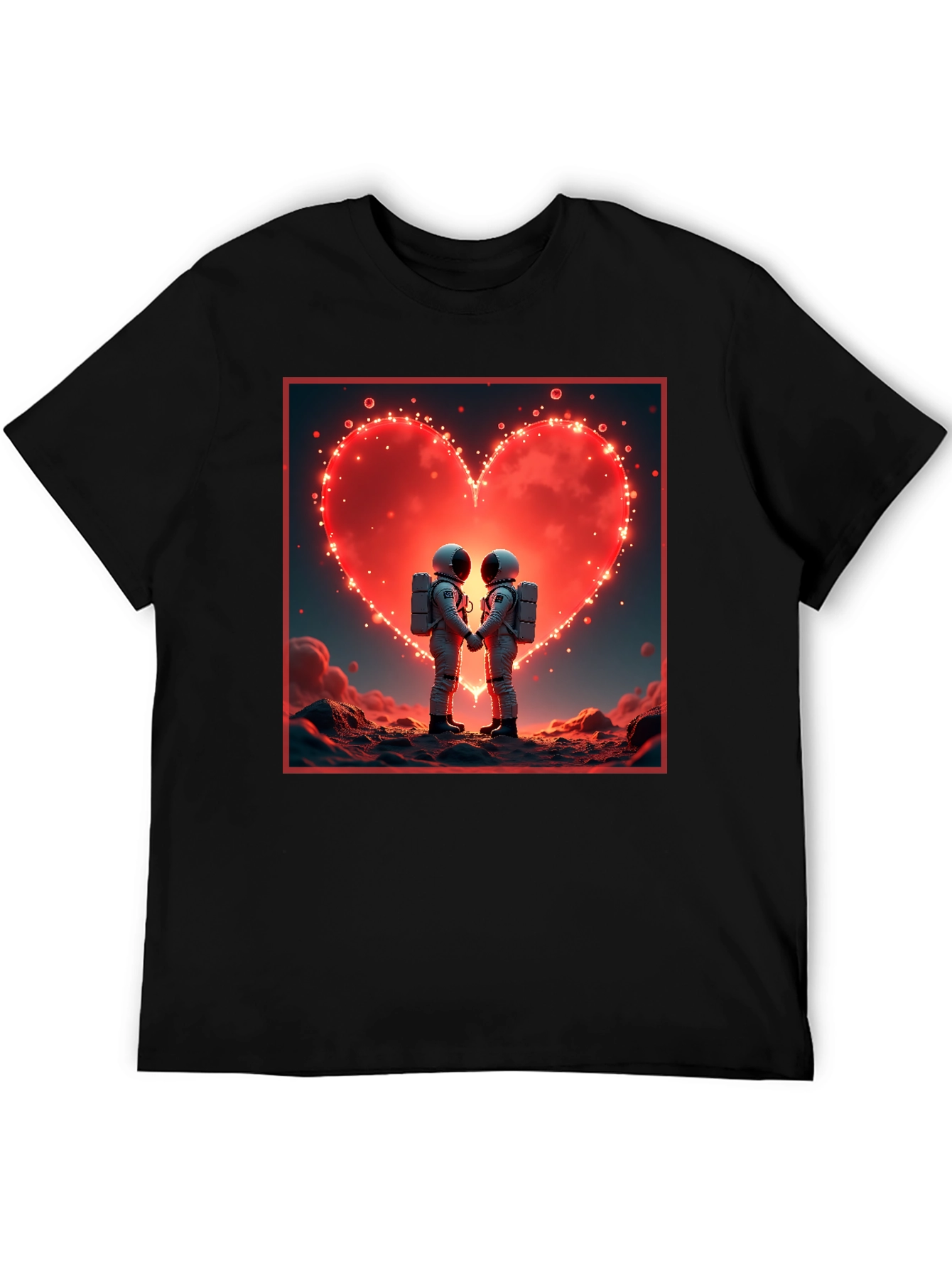 Astronaut Love T-Shirt, Space Romance Tee - 5