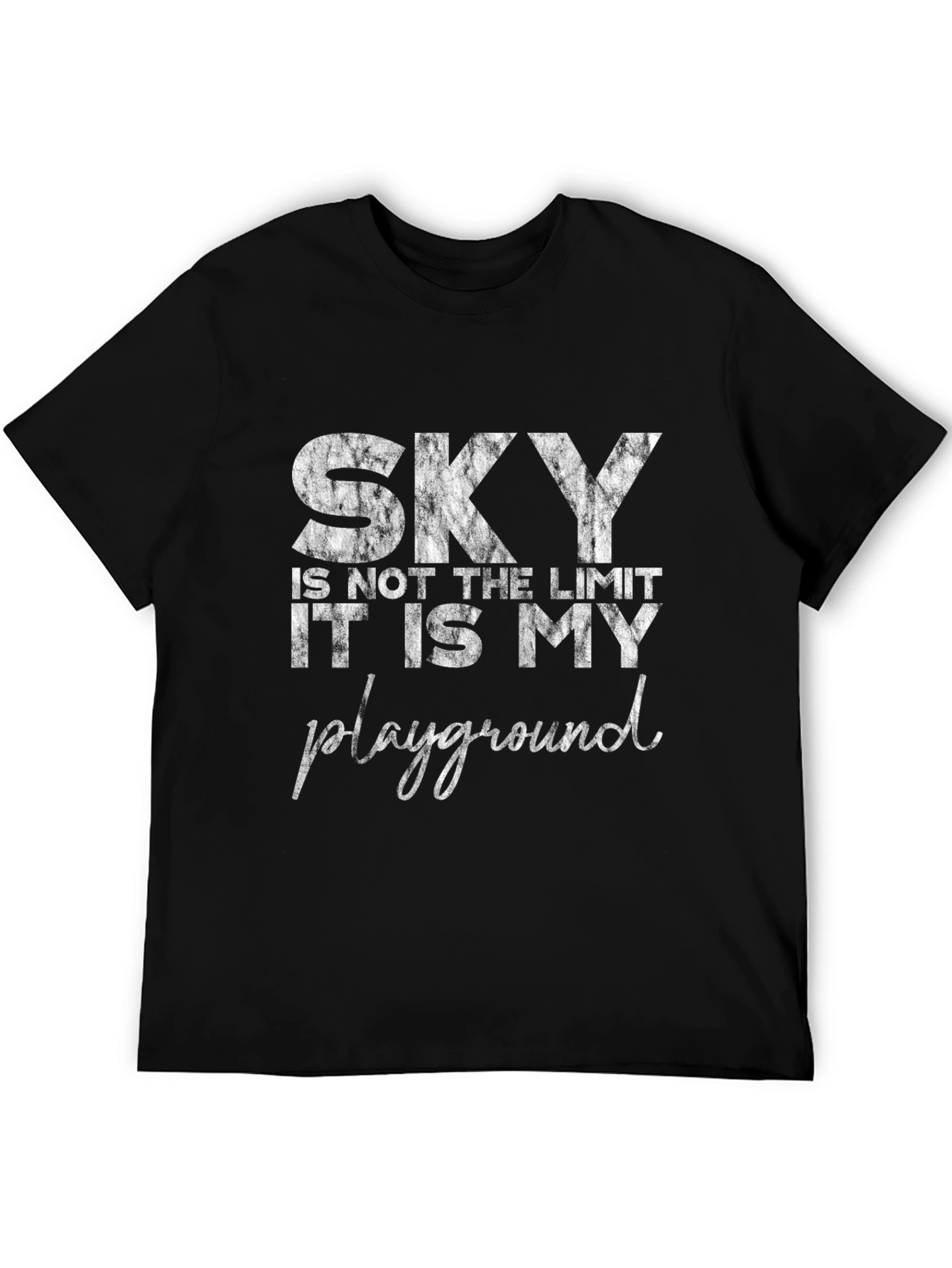 Black Sky is My Playground Black Graphic Tee view 5