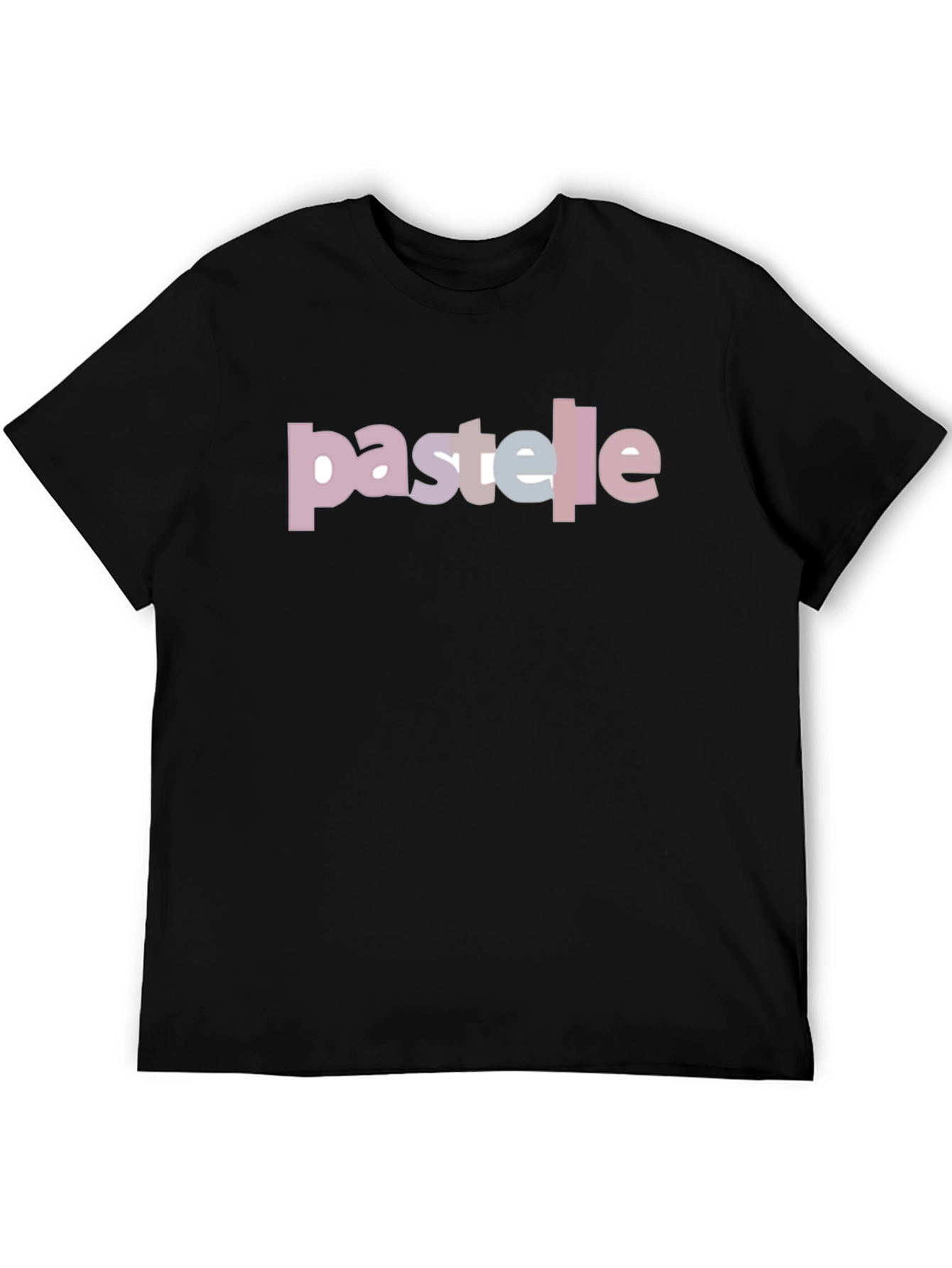 Black Pastelle Graphic Tee - Stylish Casual Wear view 5