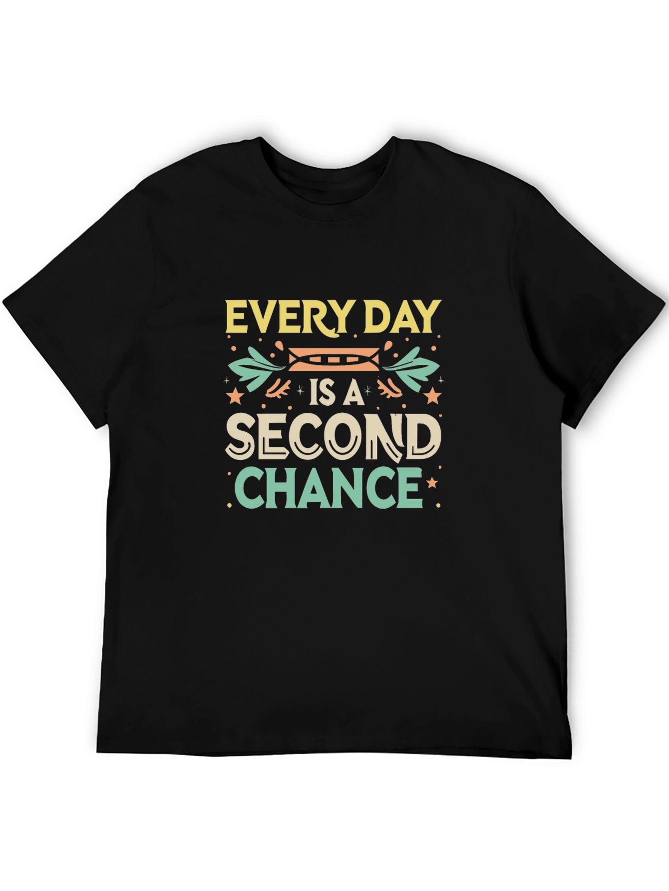 Black Every Day Second Chance Graphic T-Shirt view 5