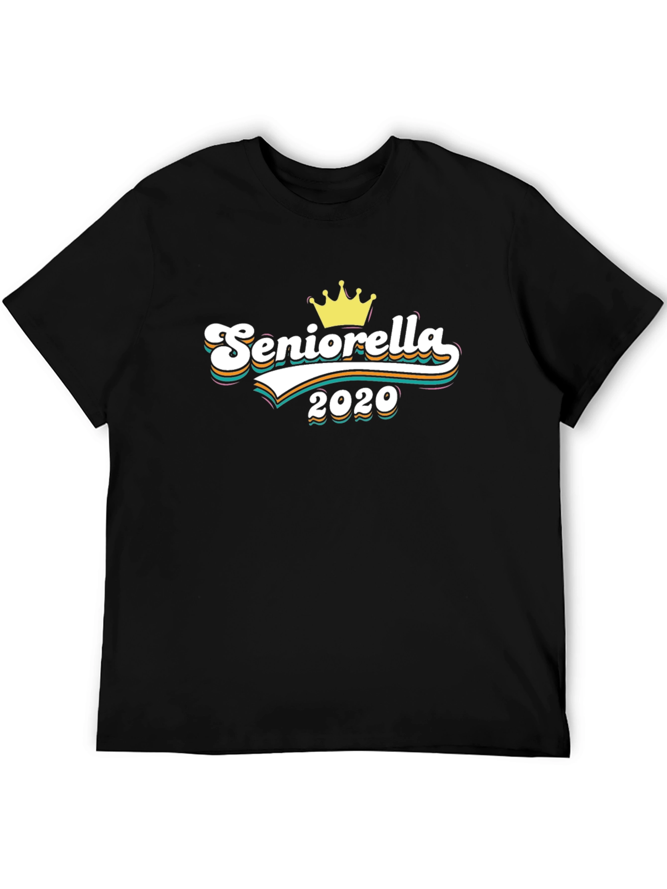 Black Seniorella 2020 Crown Graphic T-Shirt view 5