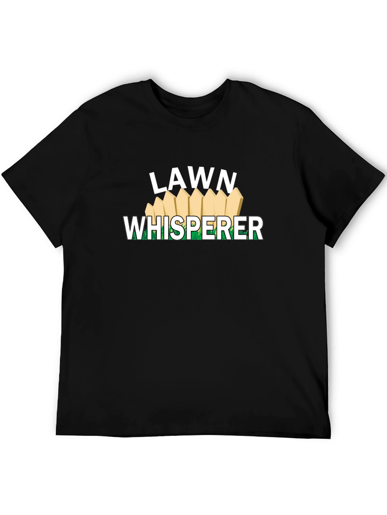Black Lawn Whisperer Graphic Tee - Black view 5