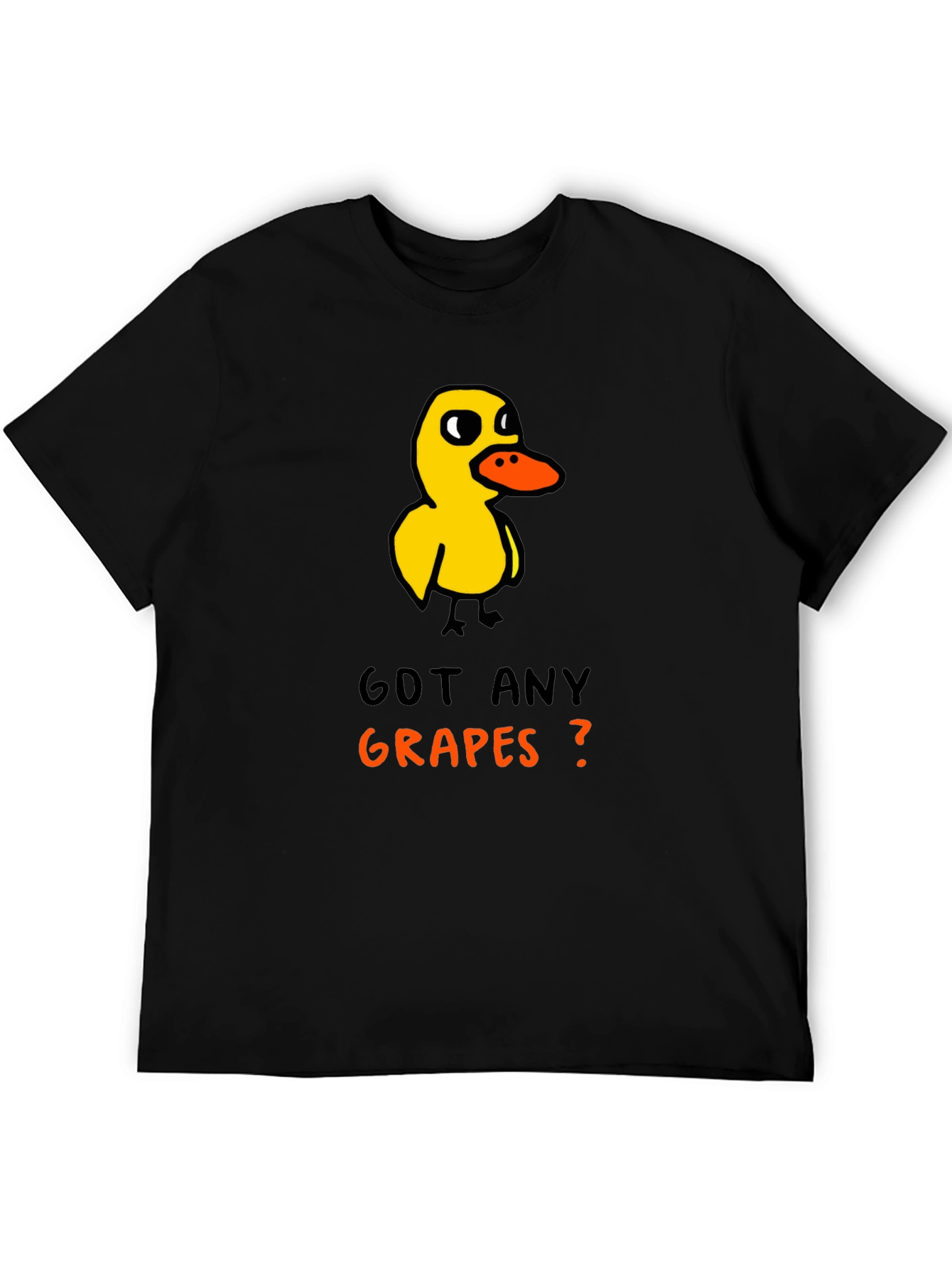 Black Got Any Grapes Duck T-Shirt view 5