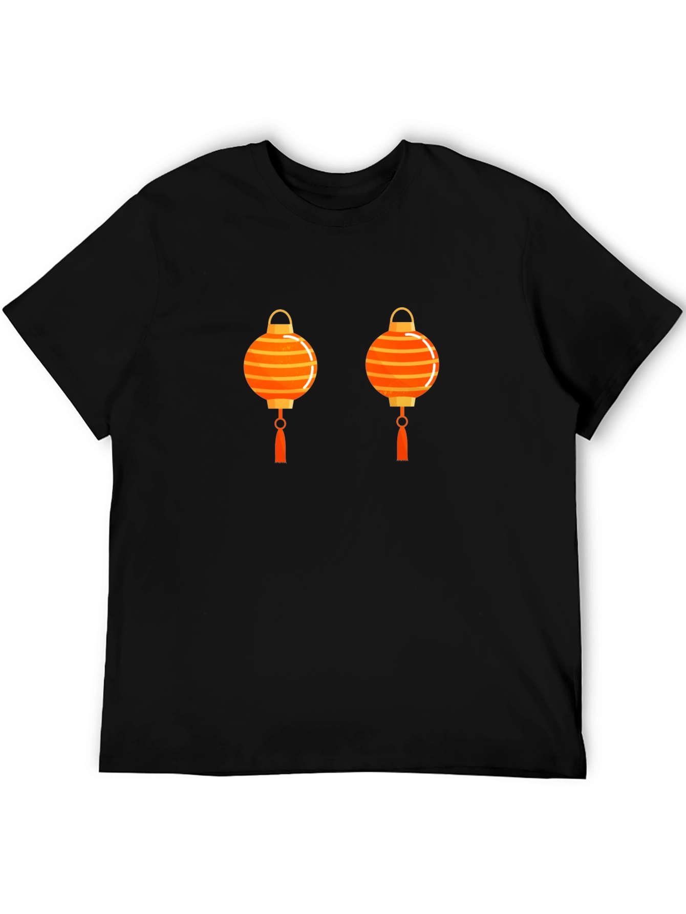 Black Lantern T-Shirt - Chinese New Year Tee view 5