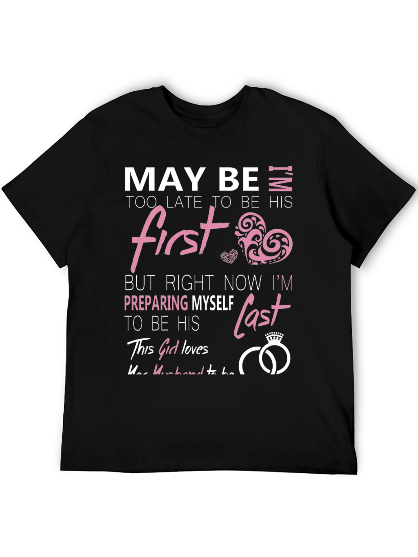 Black Future Bride T-Shirt - Preparing to Be His Last view 5