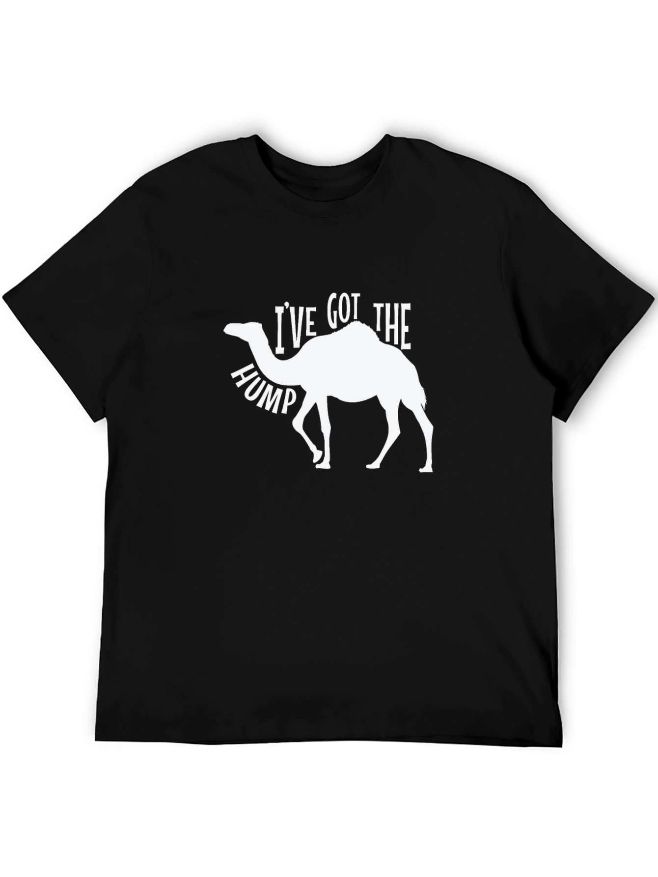 Black I've Got the Hump Camel T-Shirt - Funny Animal Tee view 5