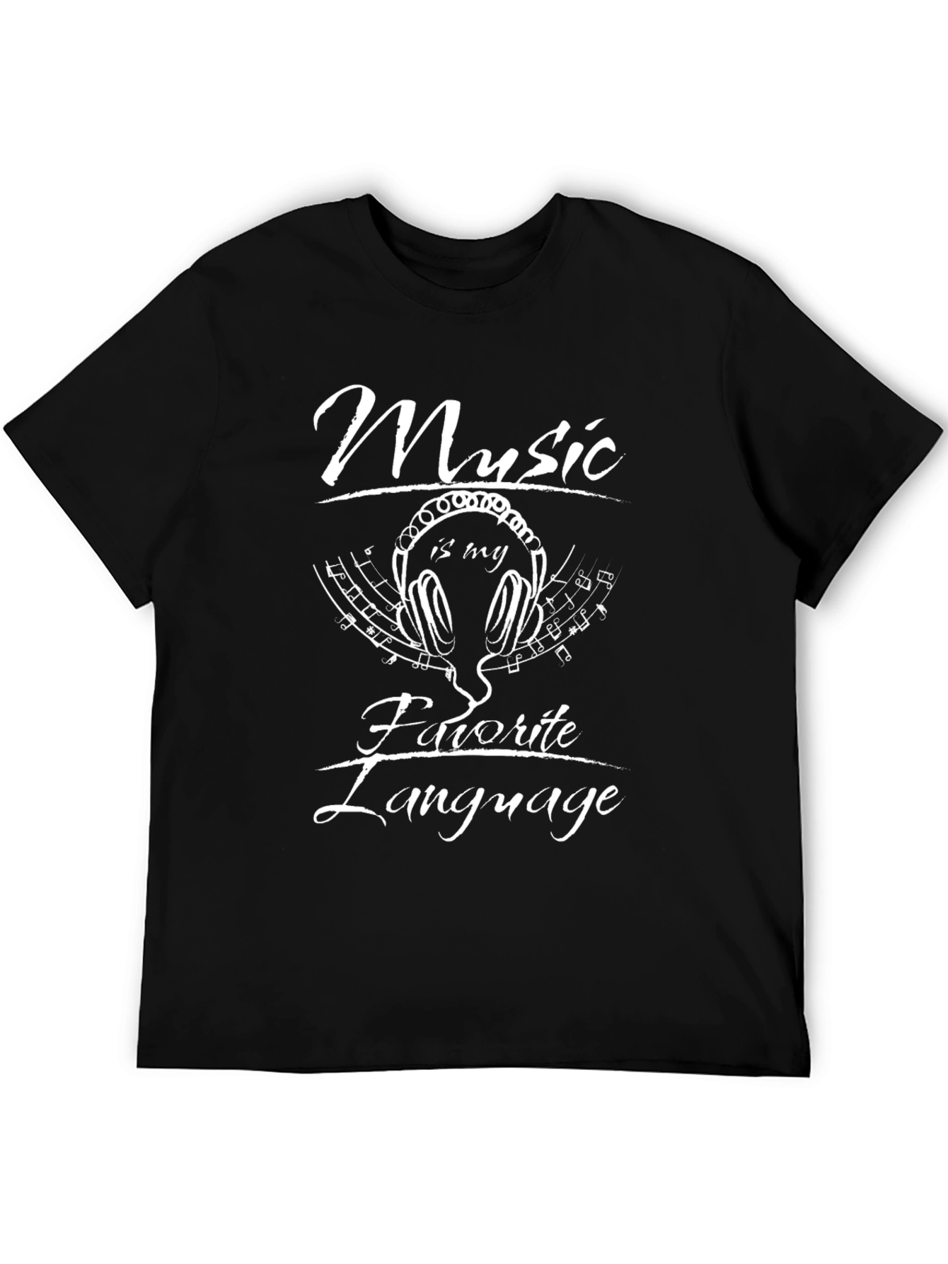 Black Music Is My Favorite Language T-Shirt view 5