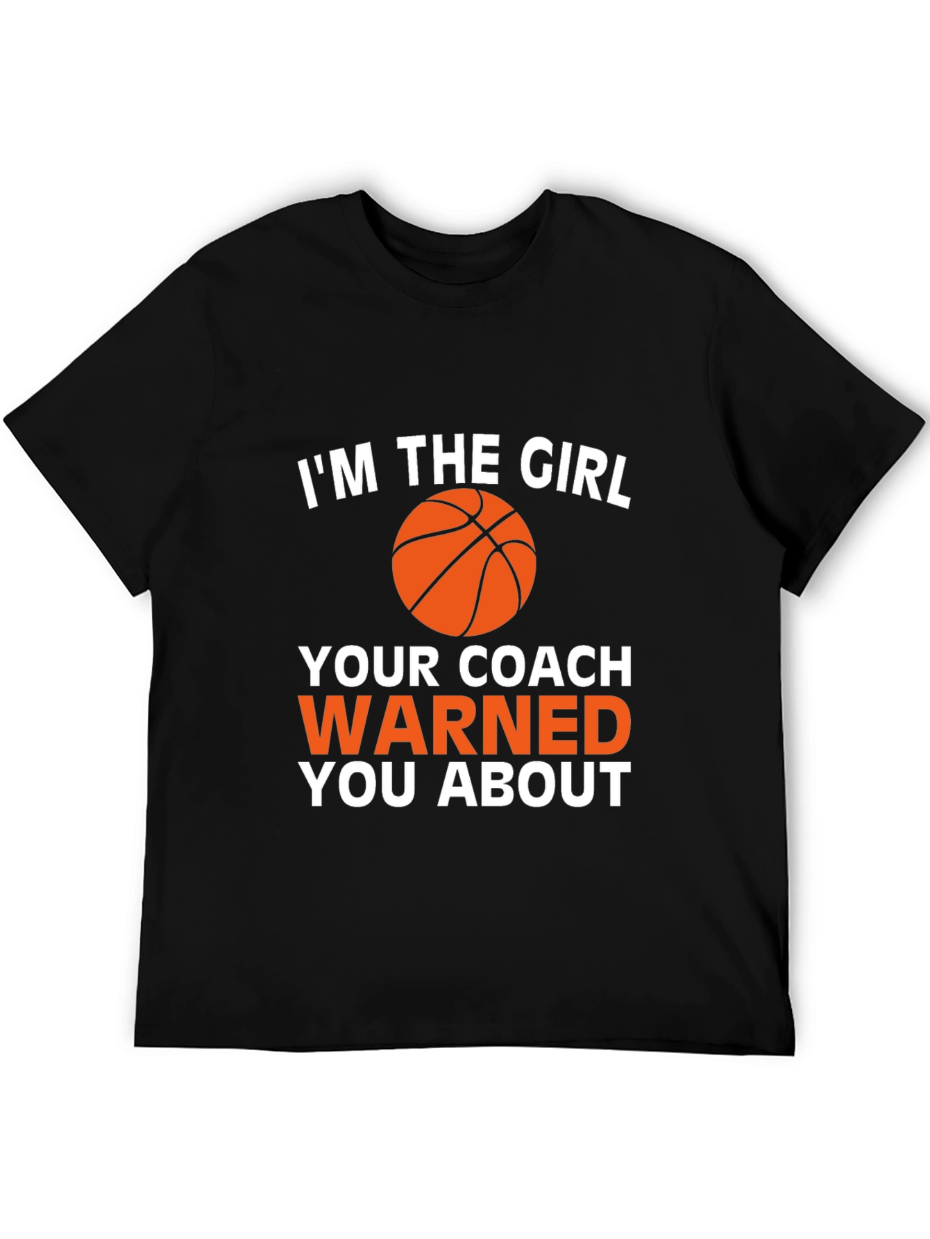 Black Basketball Girl T-Shirt - Warned You About! view 5